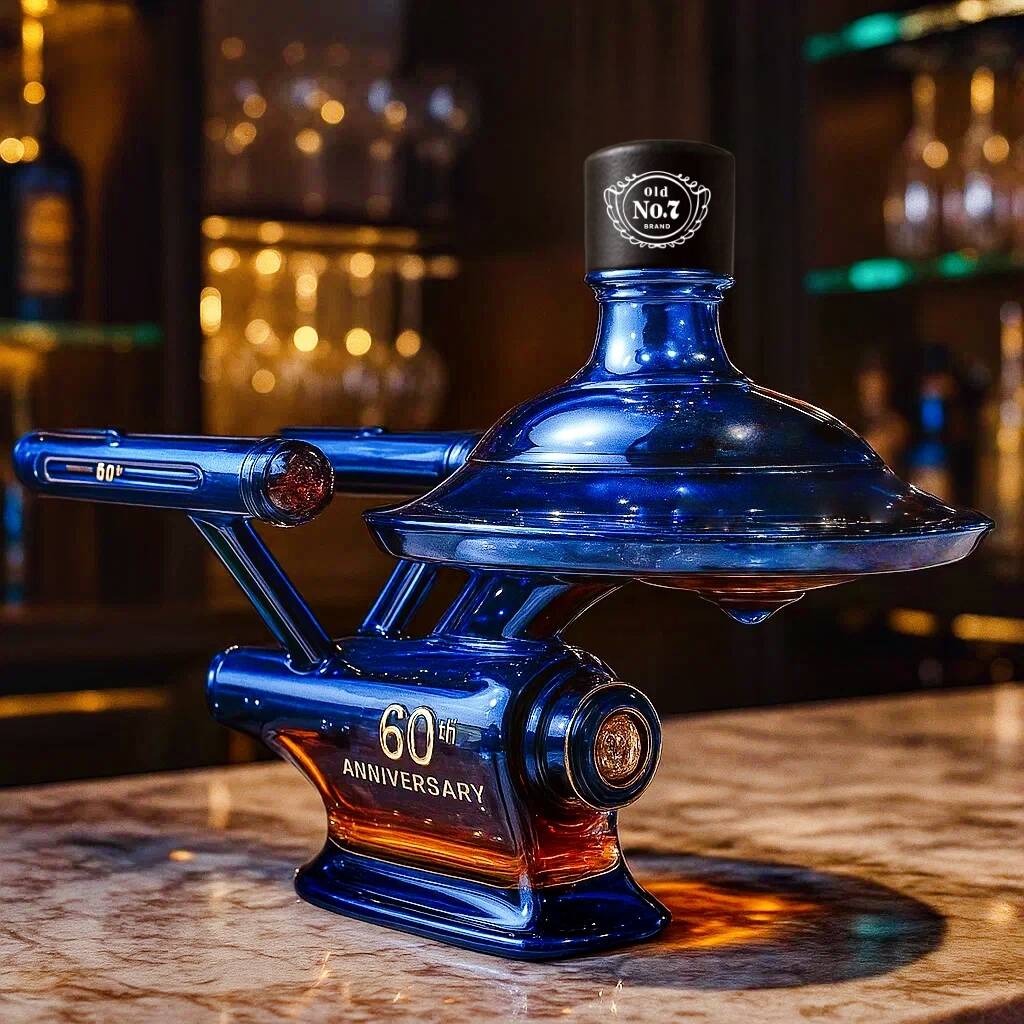Star Trek 60th Anniversary Whisky Bottle