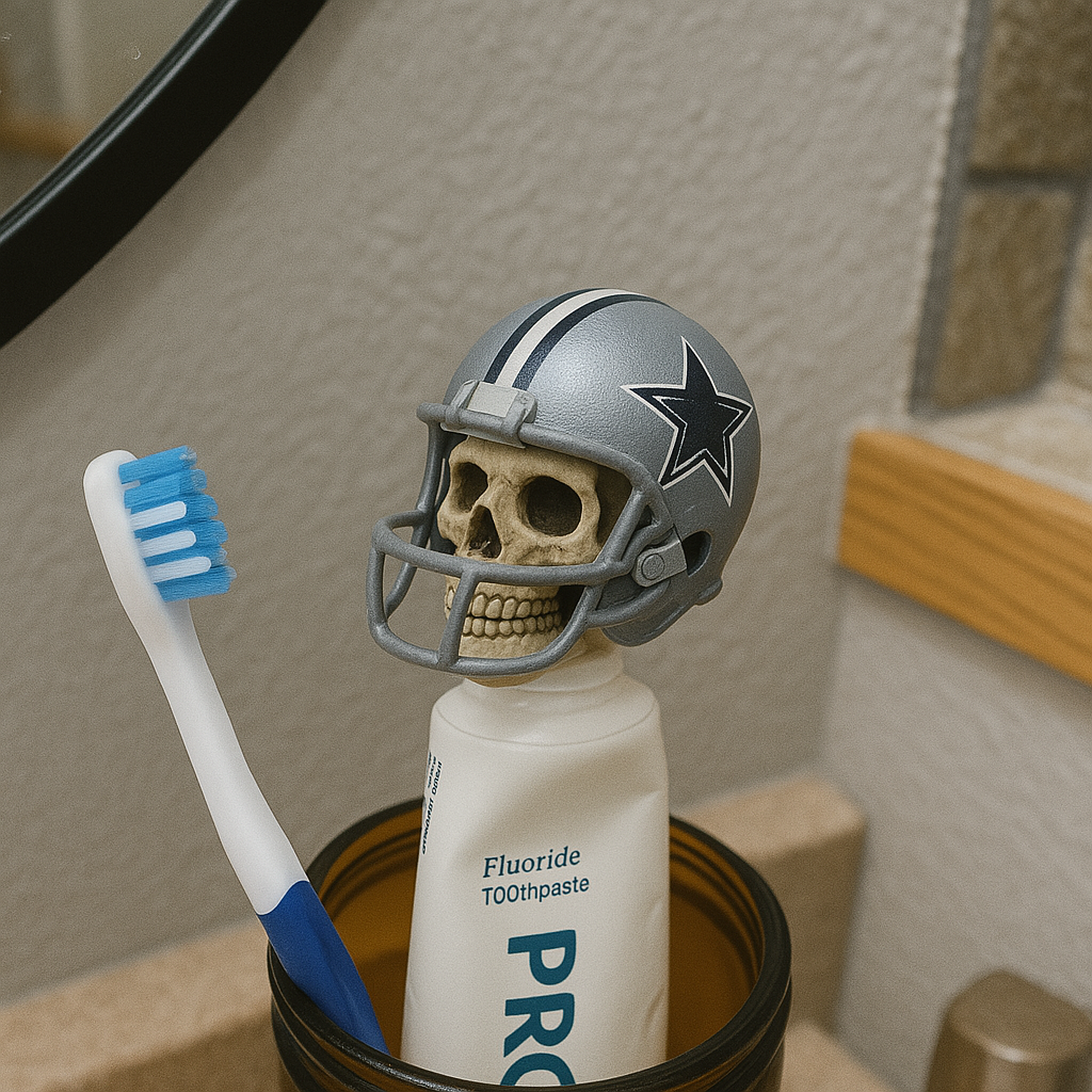 💀🏈NFL Skull Toothpaste Cap