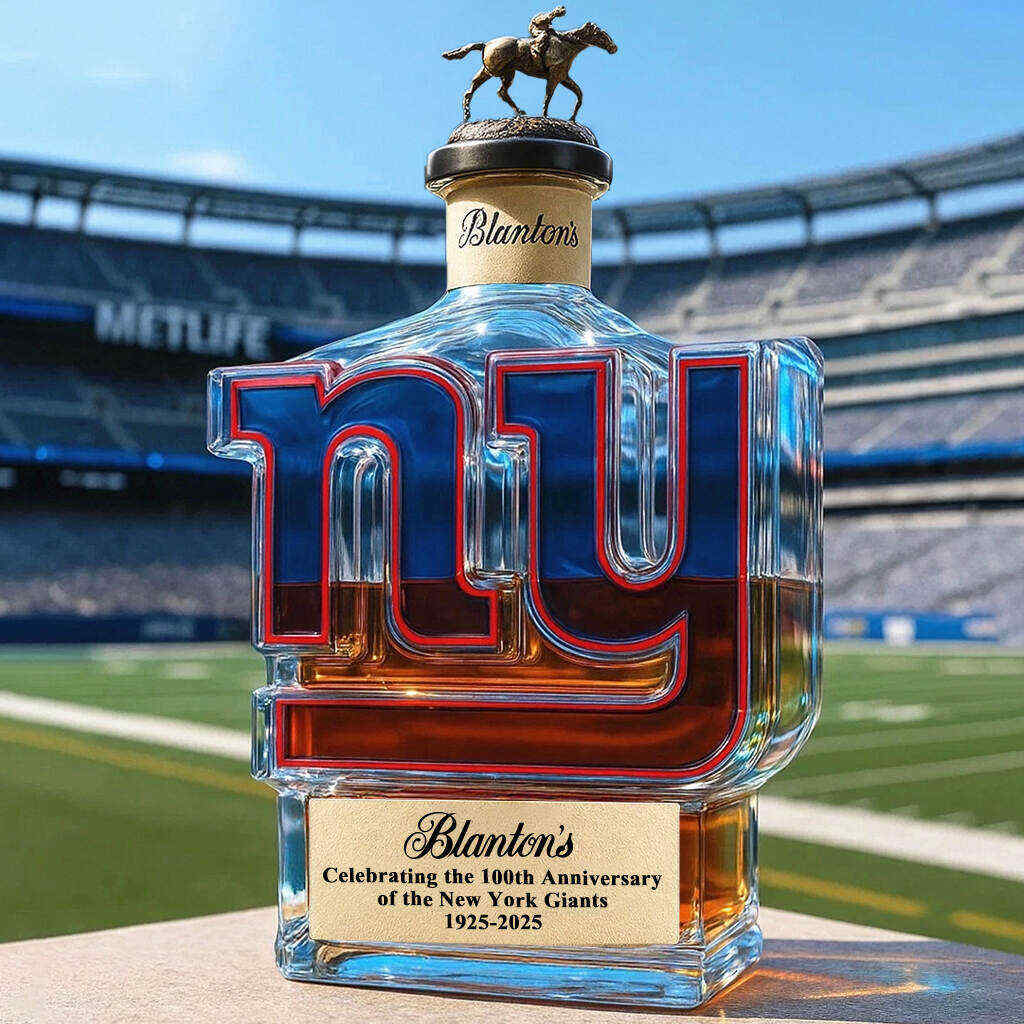 New York Giants 100th Anniversary Whisky Collector's Edition Bottle