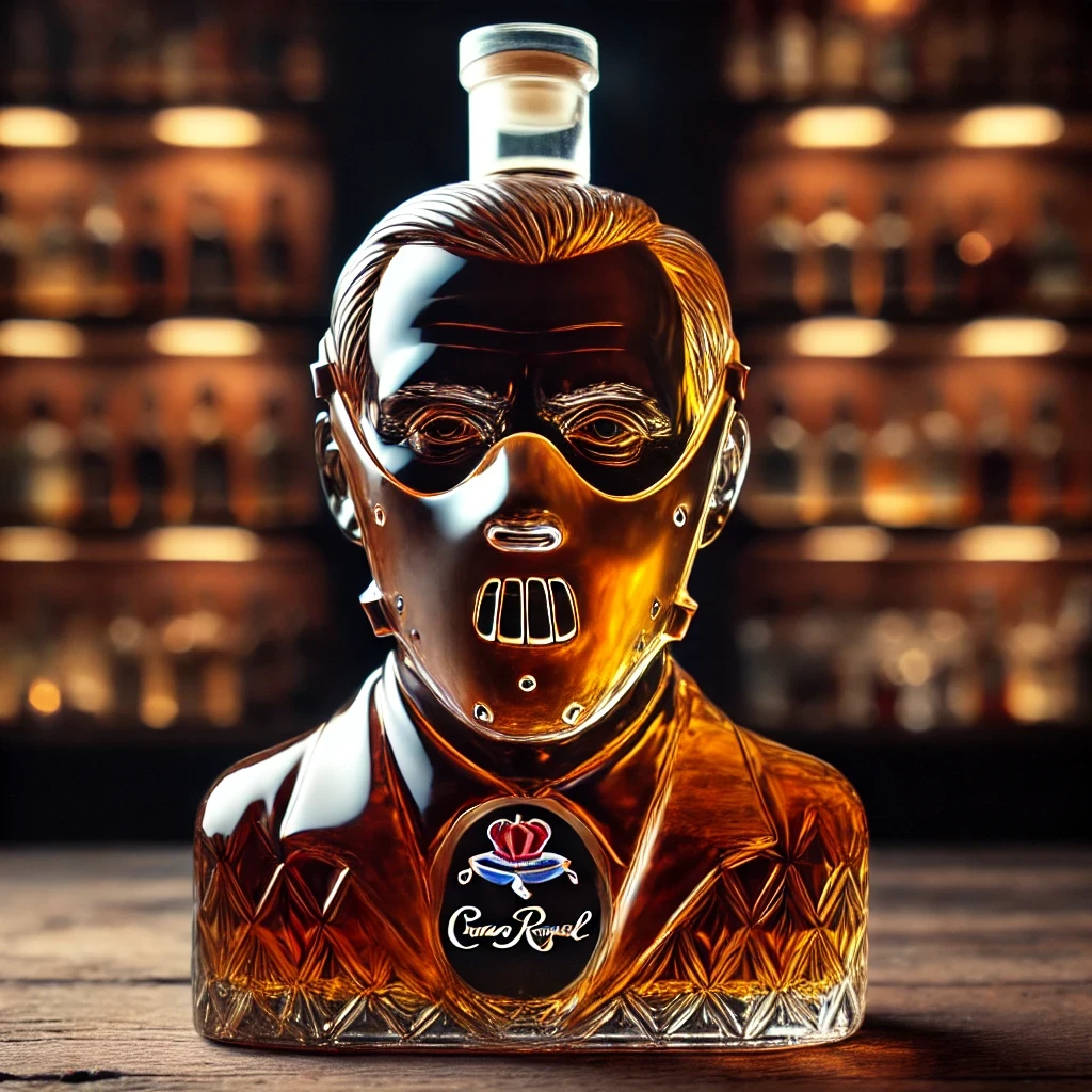 Hannibal Whiskey Bottle