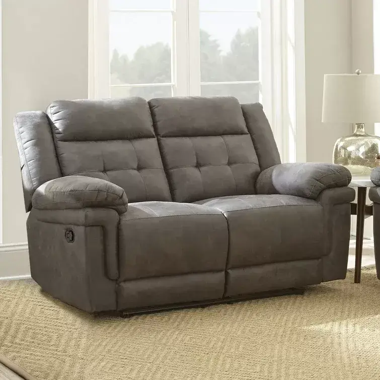 Elida 66'' Pillow Top Arm Reclining Loveseat