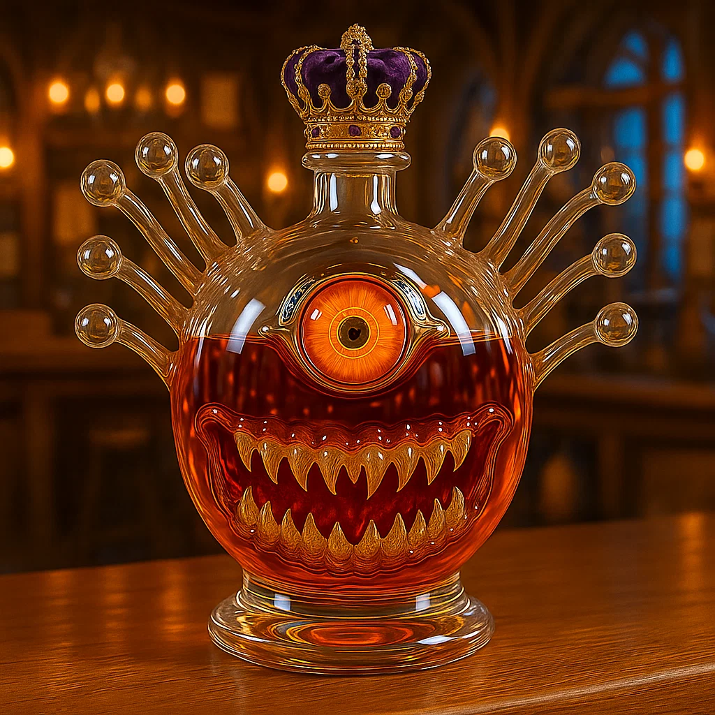 DND Beholder Whiskey Bottle