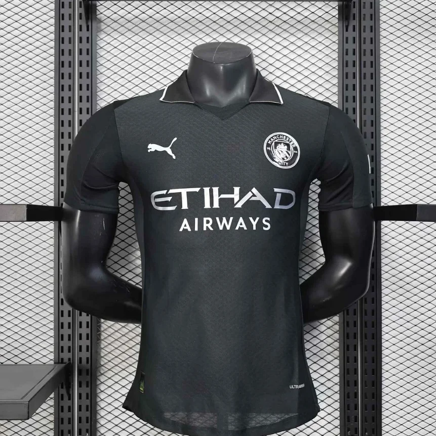2025/2026 Player Version Manchester City Fourth Away Football Shirt