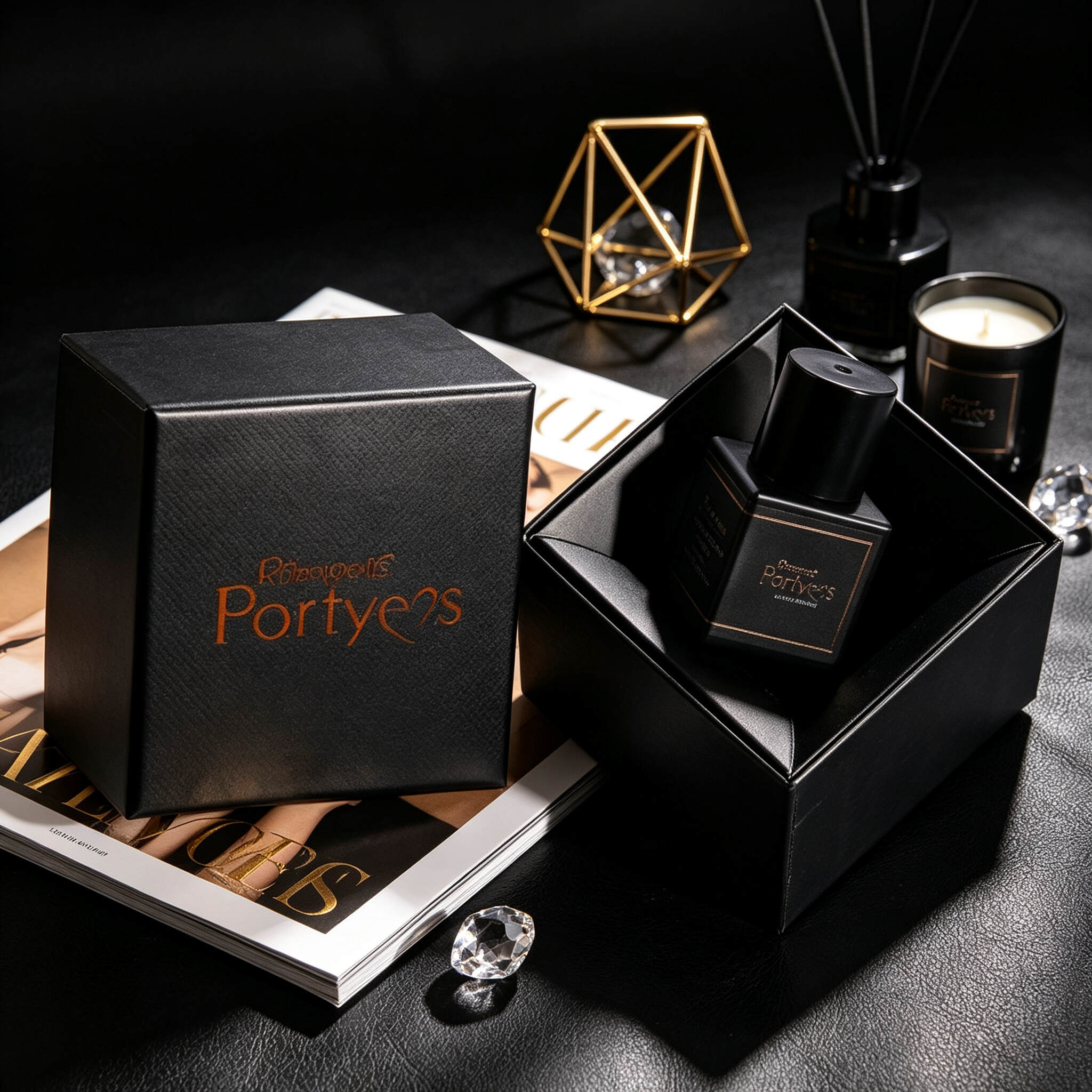 Romantic Party Flower Inner Perfume For Women 7 Scents Mini Square Fragrance