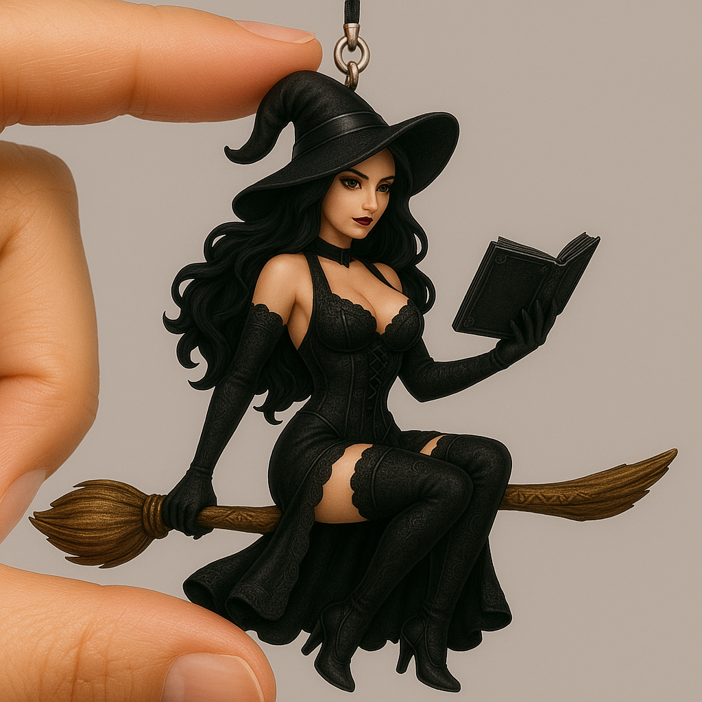 Mystic Witch Broom - Riding Ornament