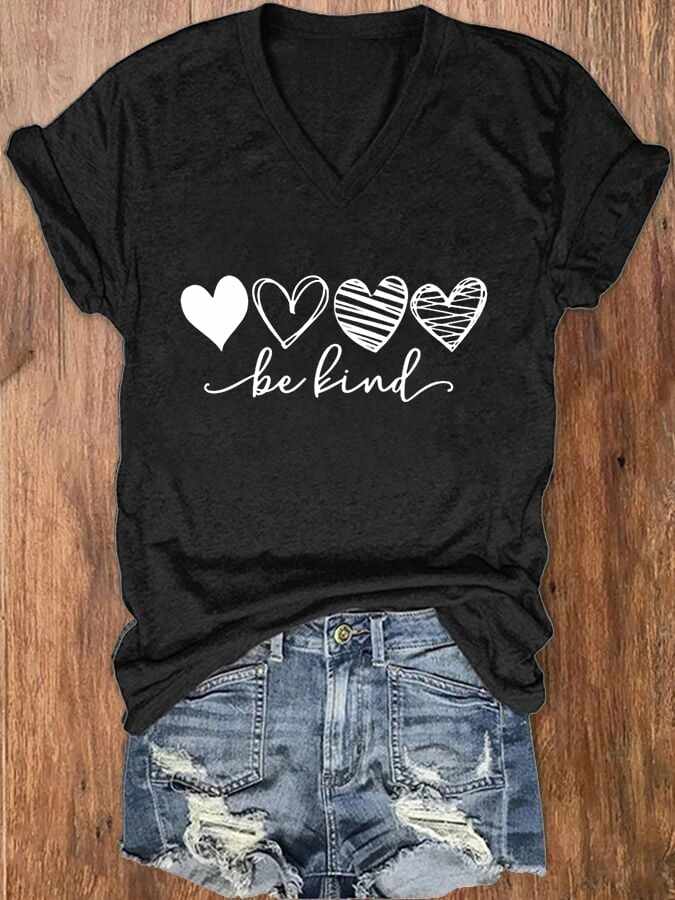 Women's Mental Health Matters Be Kind Casual T-Shirt