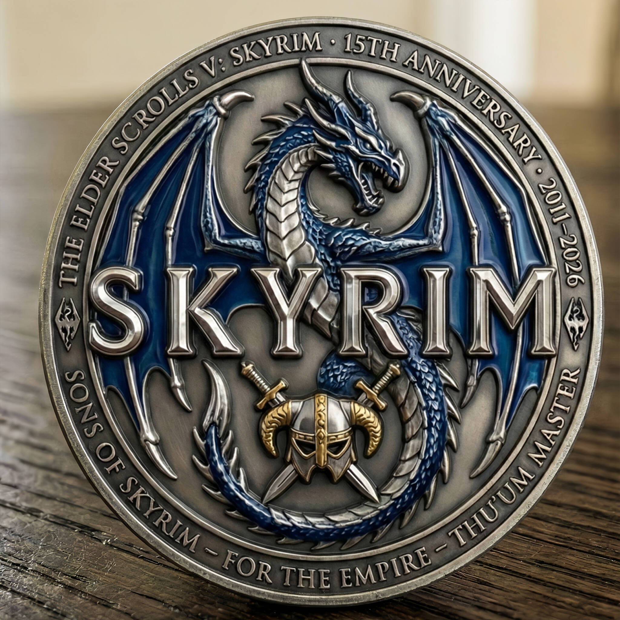 🐉 The Elder Scrolls V Skyrim 15th Anniversary Commemorative Coin（Pre-sale）
