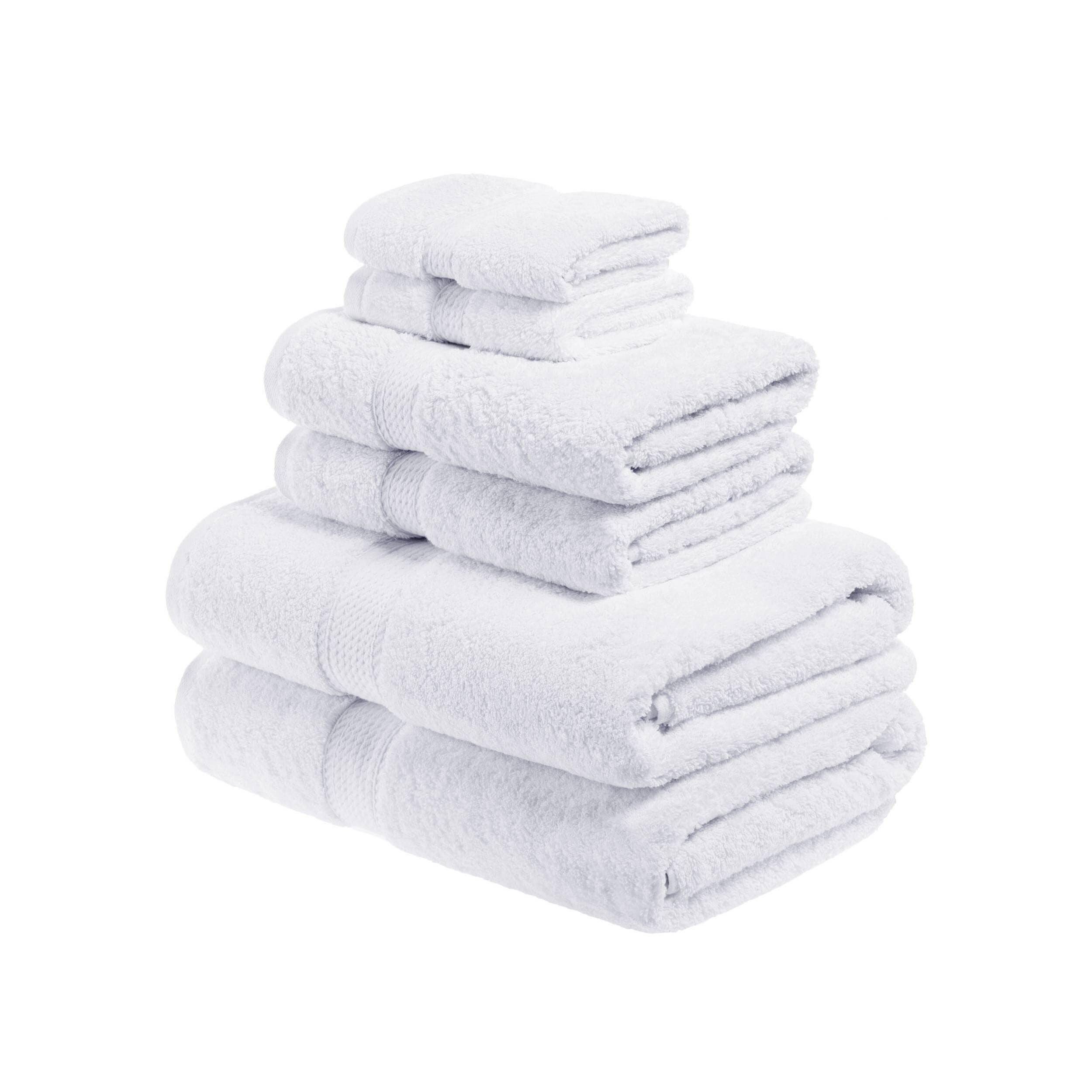 Superior Egyptian Cotton Pile Heavyweight 6-Piece Towel Set