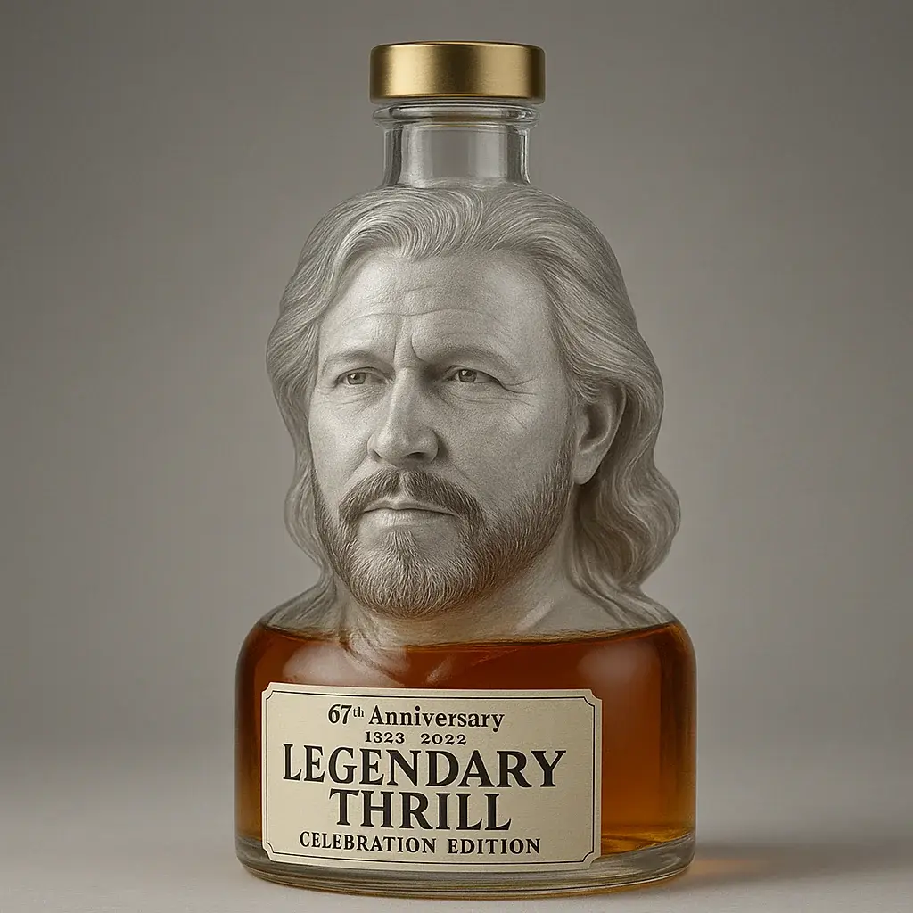 The Bee Gees 67th Anniversary Limited Edition Whisky Bottle