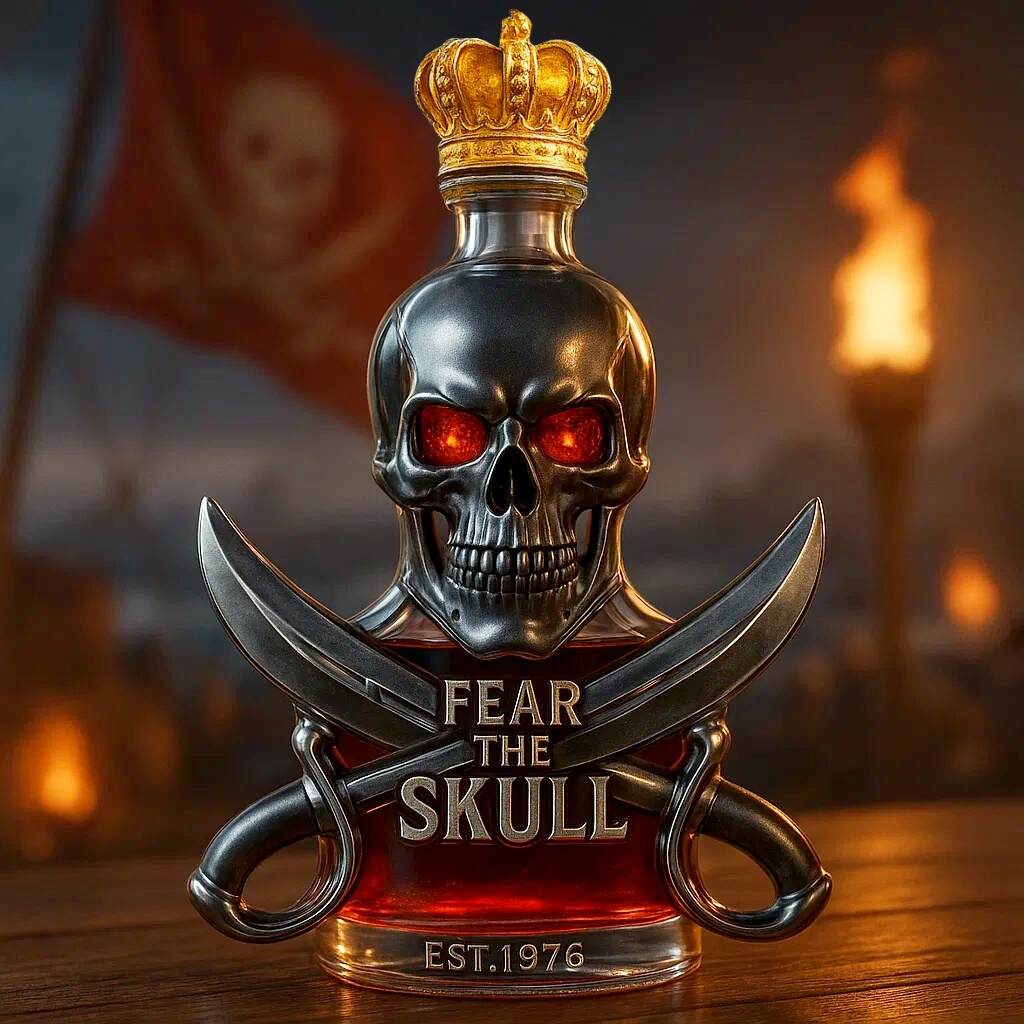 The Crimson Crew Limited Edition Whiskey Bottle