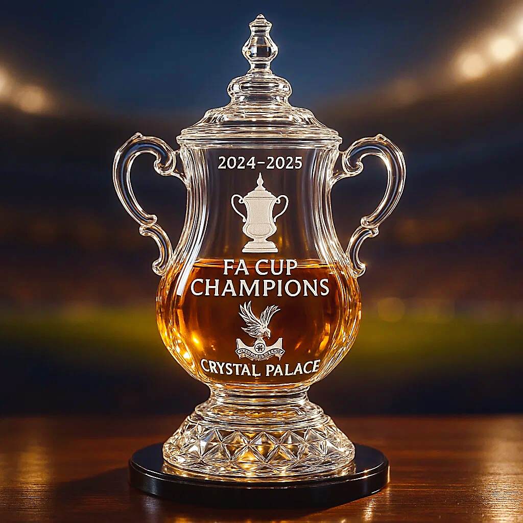 Crystal Palace FA Cup Trophy Bottle