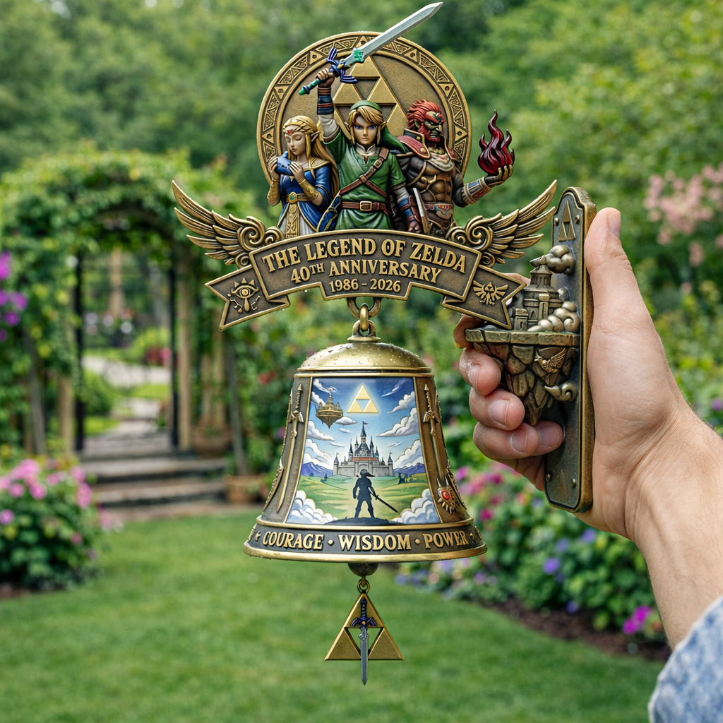 The Legend of Zelda 40th Anniversary – Triforce Legacy Collector Bell (1986–2026 Edition)