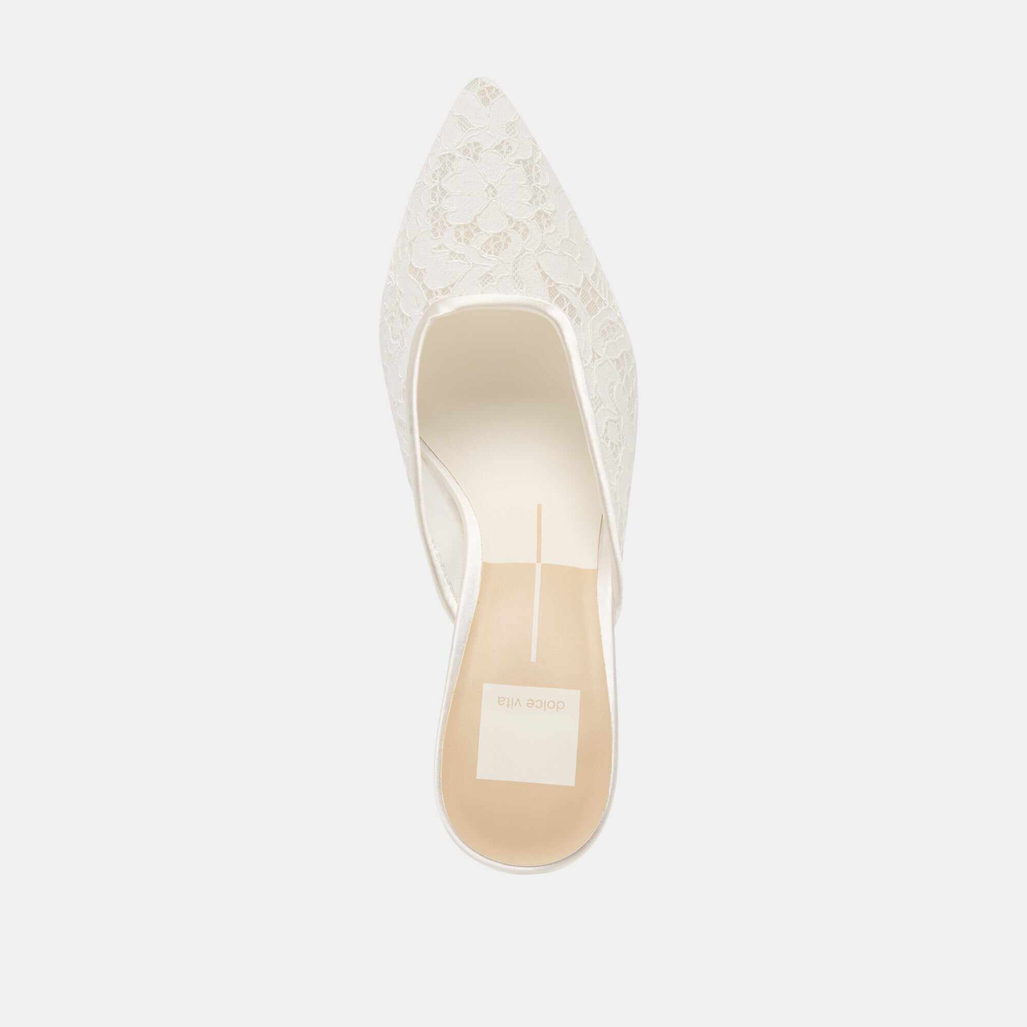 CLEO HIGH HEELS TRUE WHITE LACE