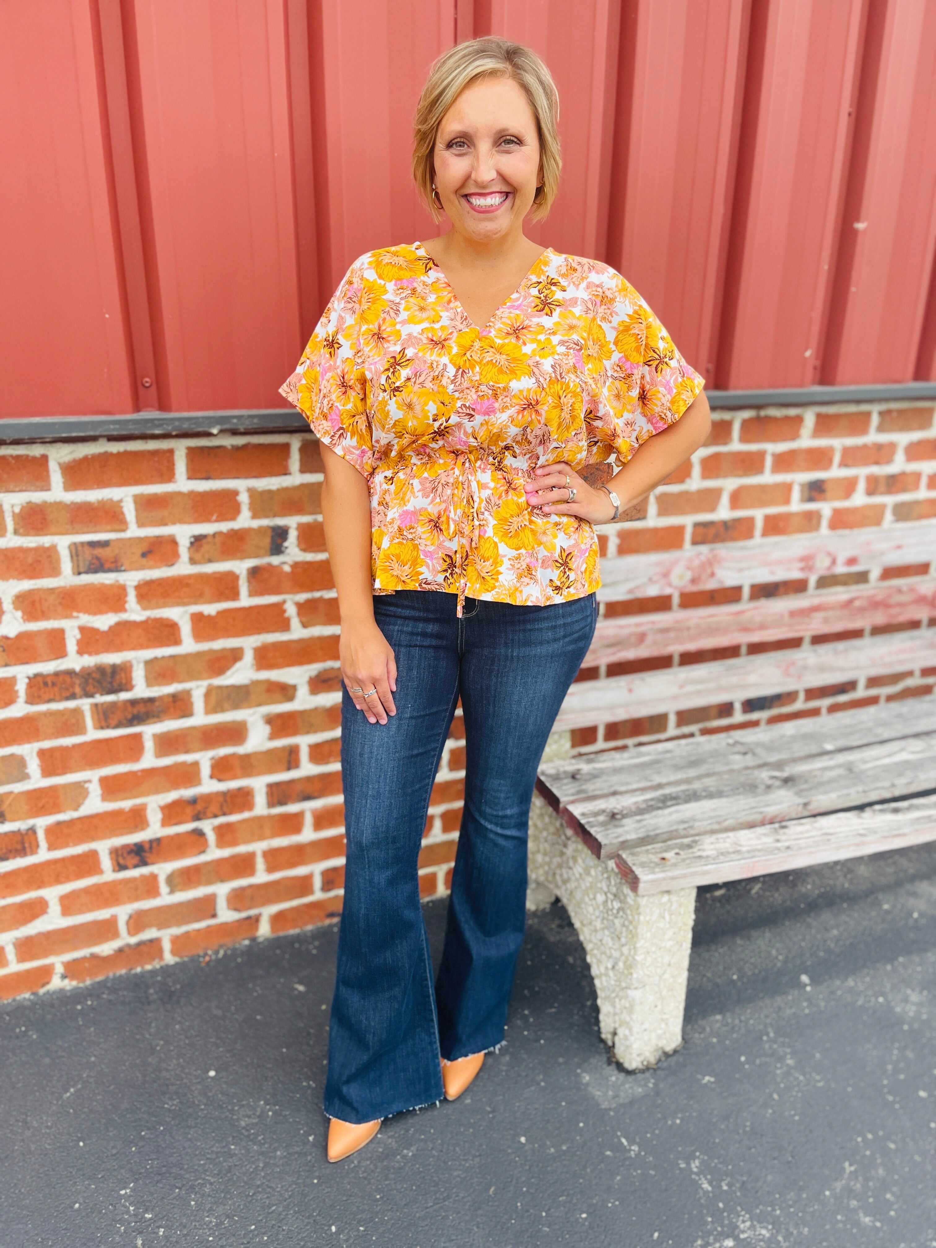 RESTOCK! REG/CURVY See Ya There Flare Jeans