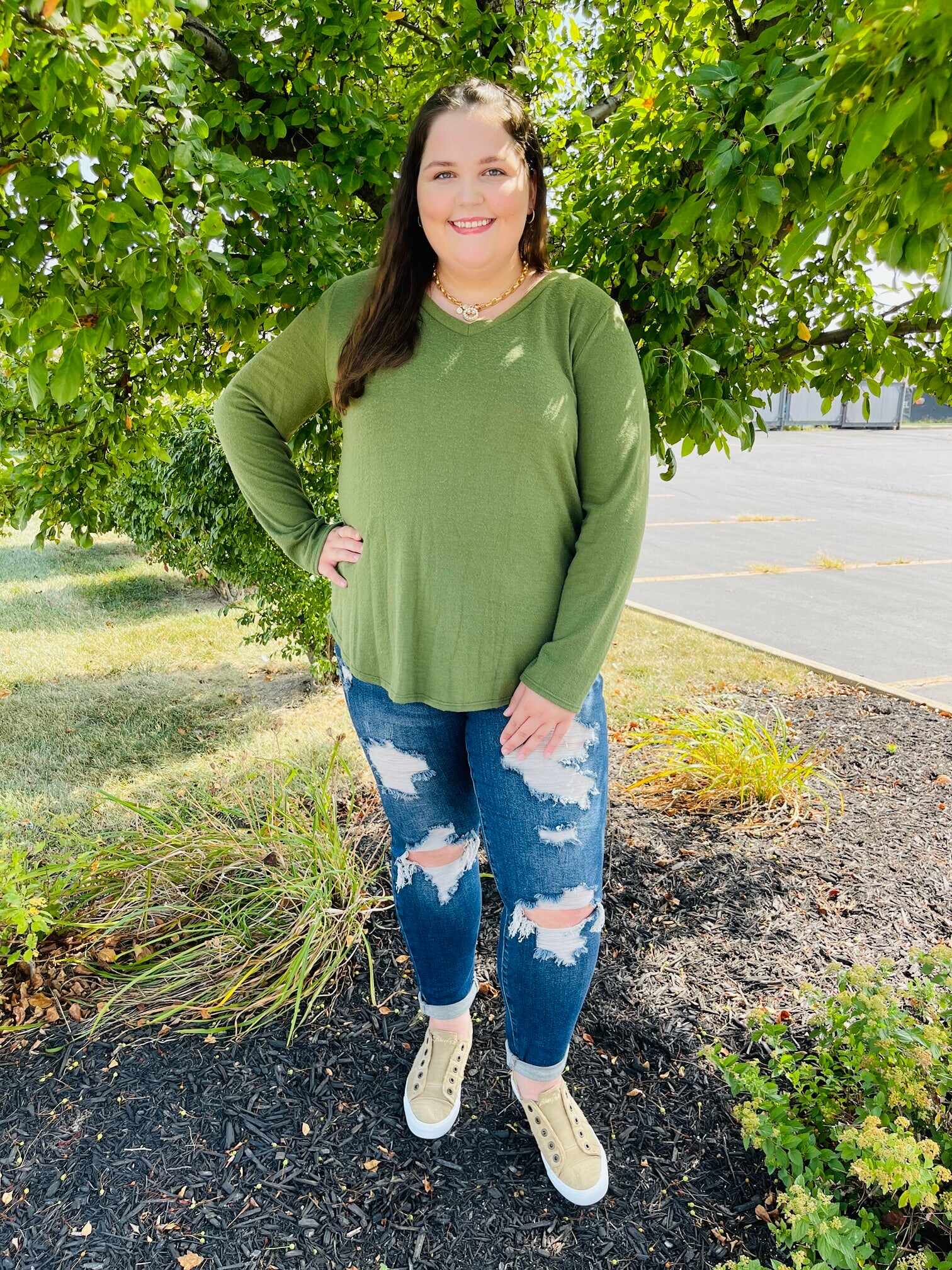 PLUS/REG  A+ Boyfriend Jeans