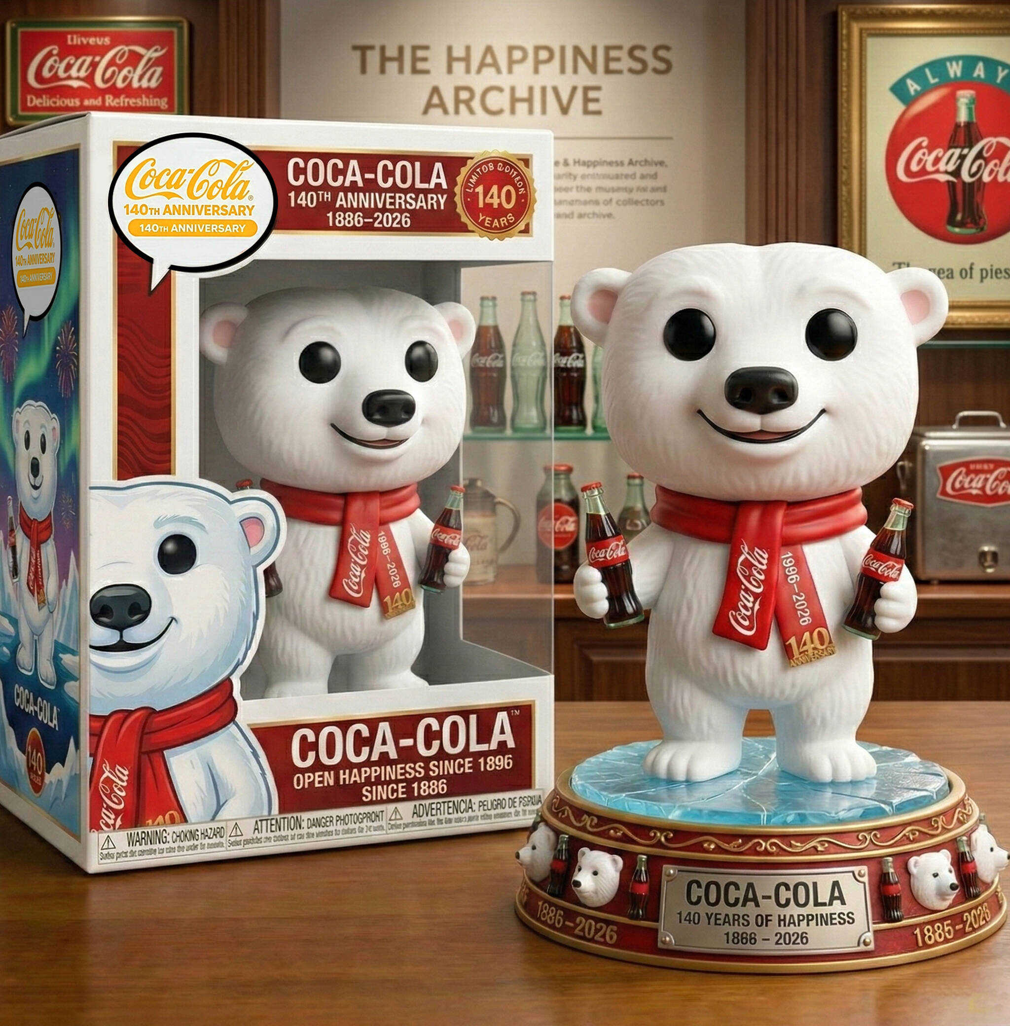 Coca-Cola 140th Anniversary Polar Bear Collector’s Edition (1886–2026)
