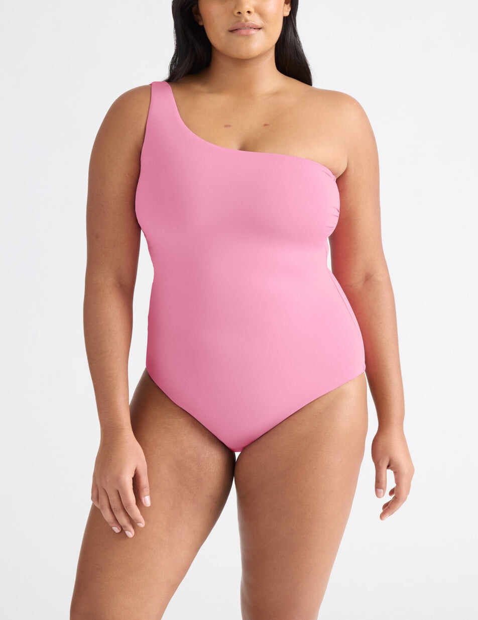One Shoulder One Piece Swimsuit