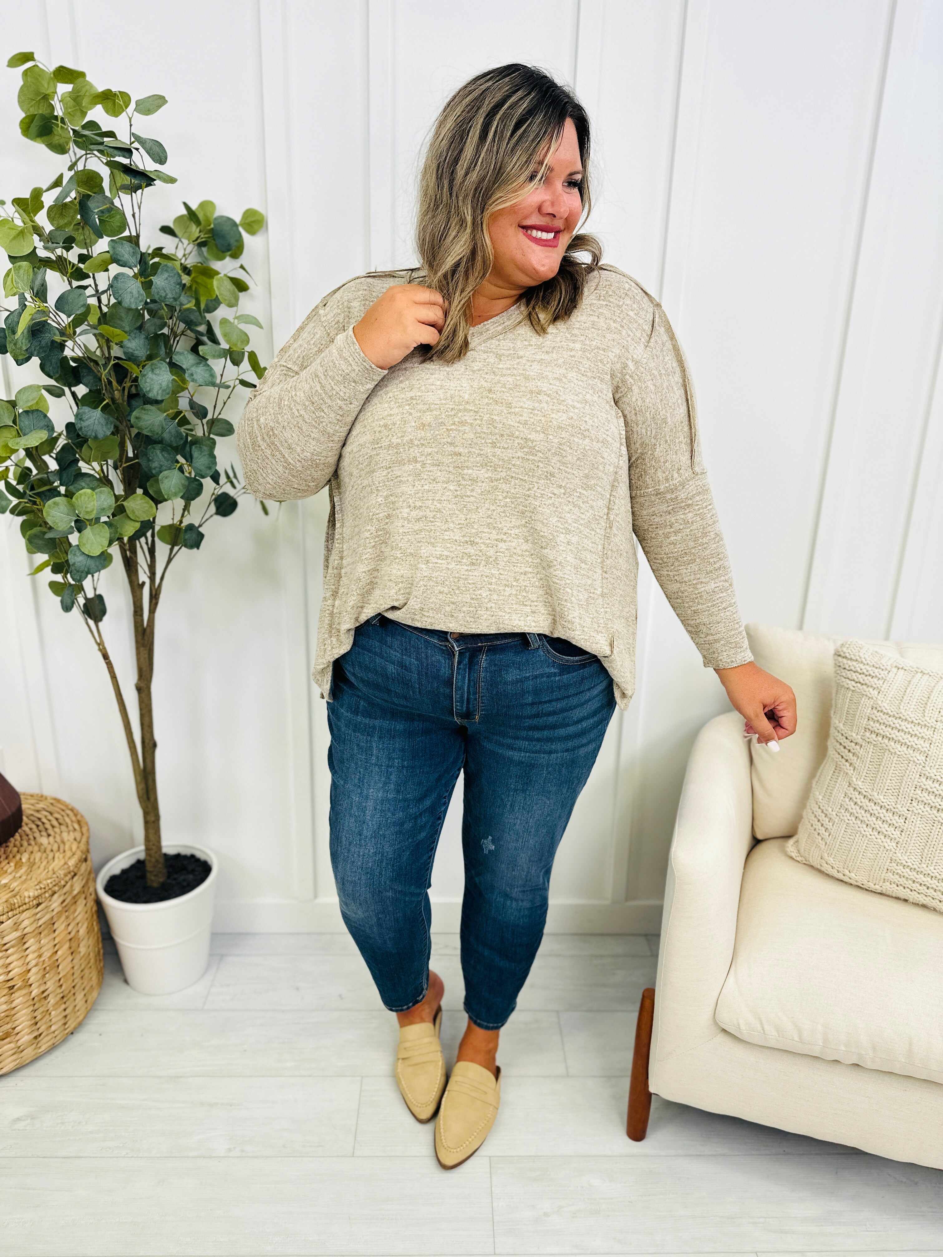 Mid Rise Plus/Reg Everyday Essential Relaxed Fit Jeans - Multiple Inseams!