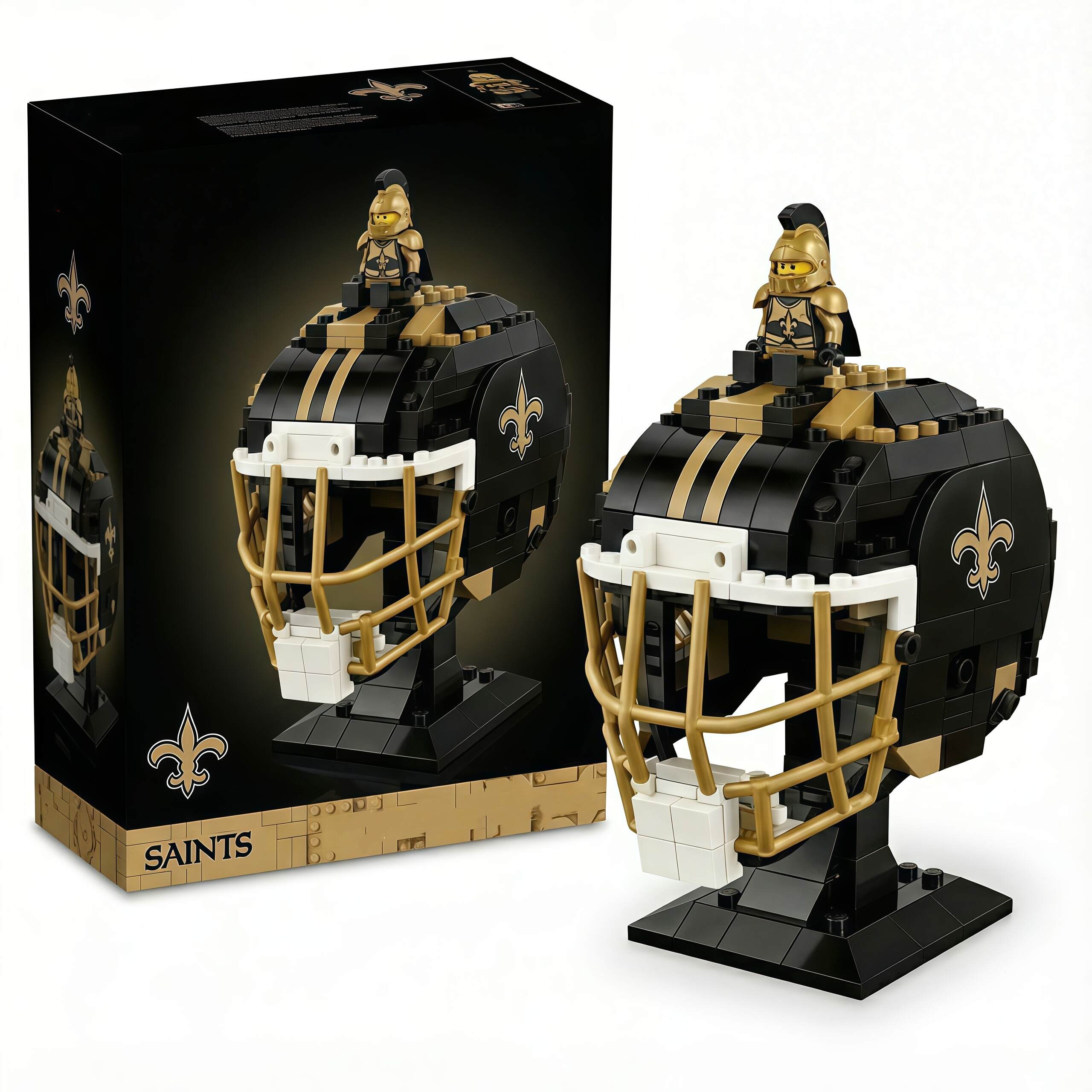 American Pro Football Brick Helmet Collector Brick Set