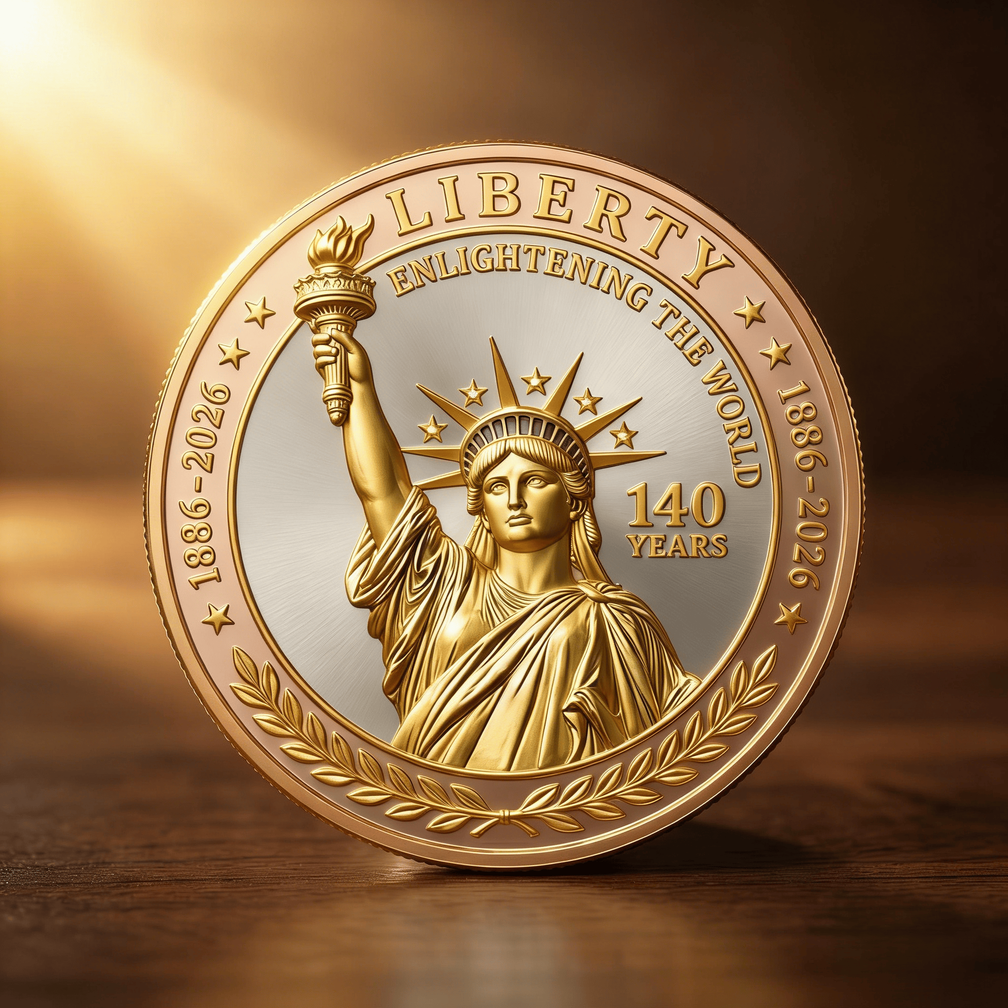 ✨Liberty Enlightening the World 140th Anniversary Commemorative Coin
