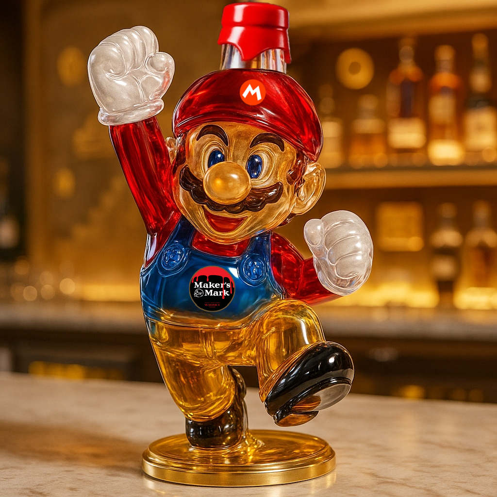 Superhero Whiskey Bottle