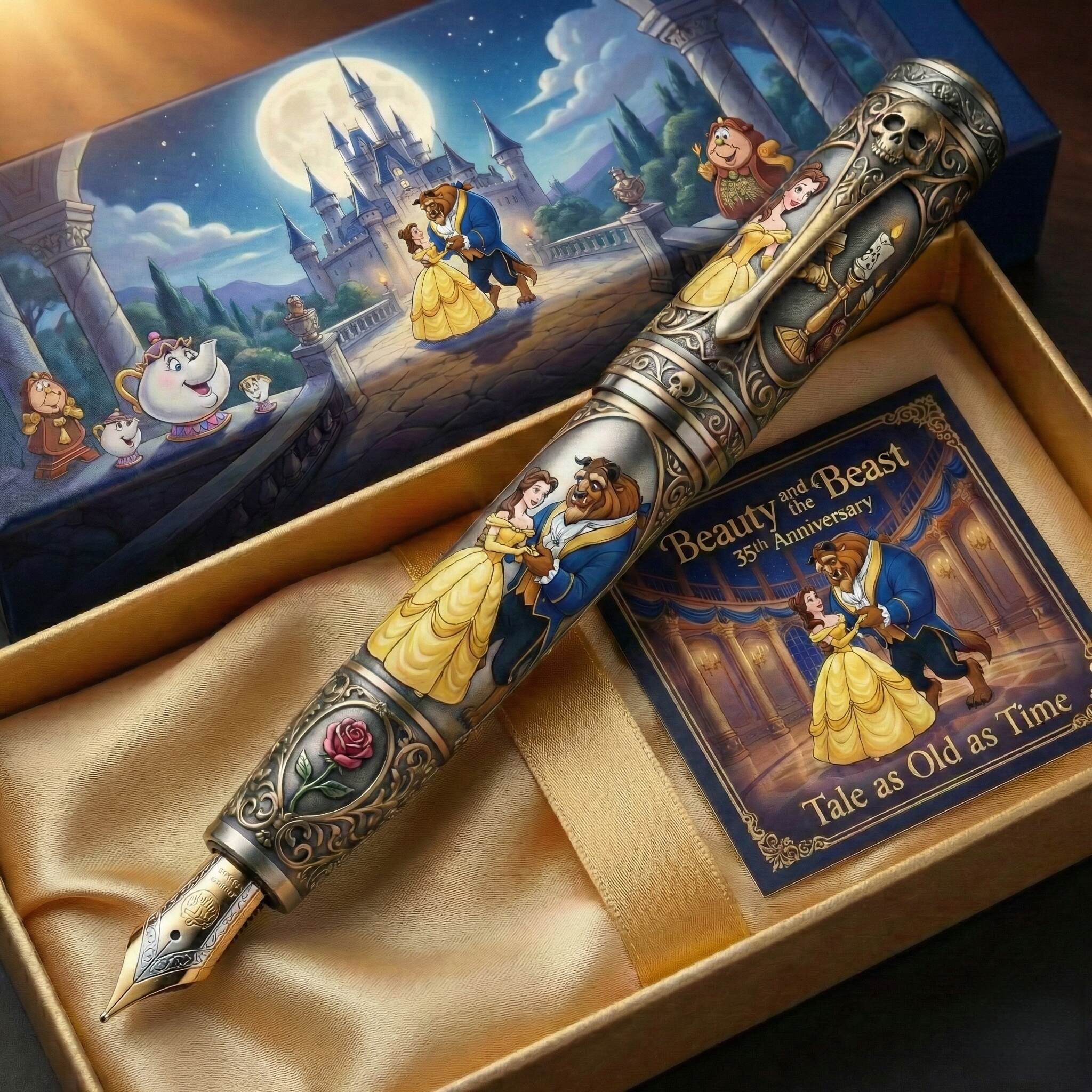 ✒️ Beauty and the Beast – 35th Anniversary Collector’s Pen