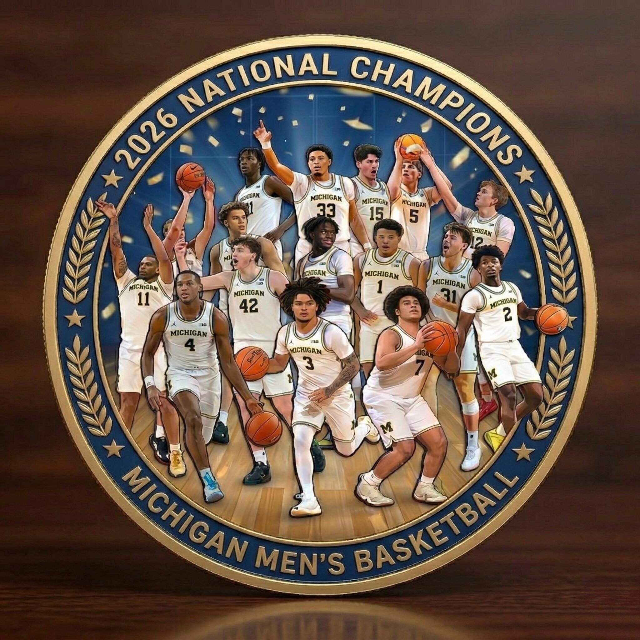 Michigan Men’s Basketball 2026 National Champions Commemorative Coin
