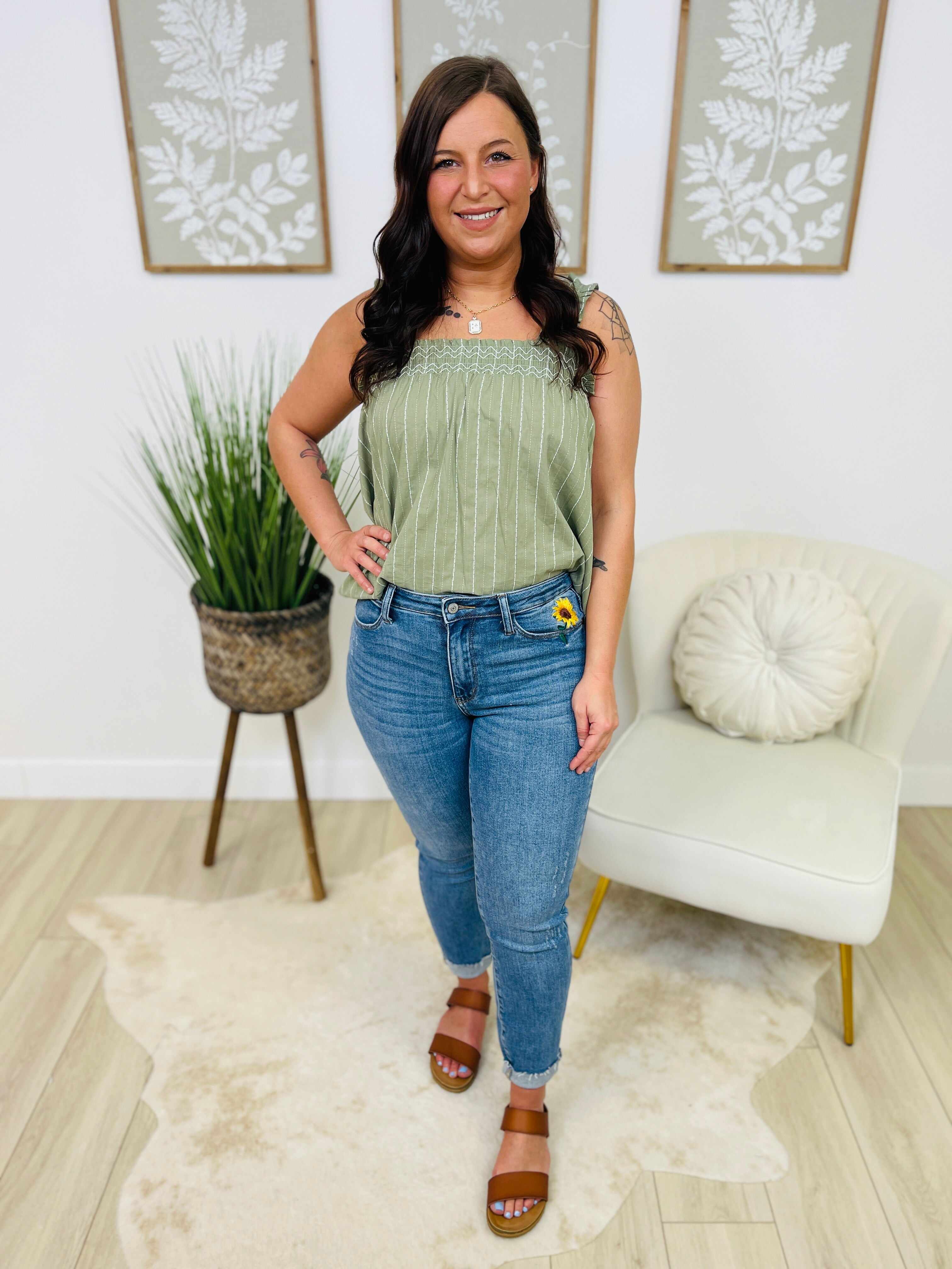 RESTOCK! PLUS/REG Time To Bloom Relaxed Fit Jeans