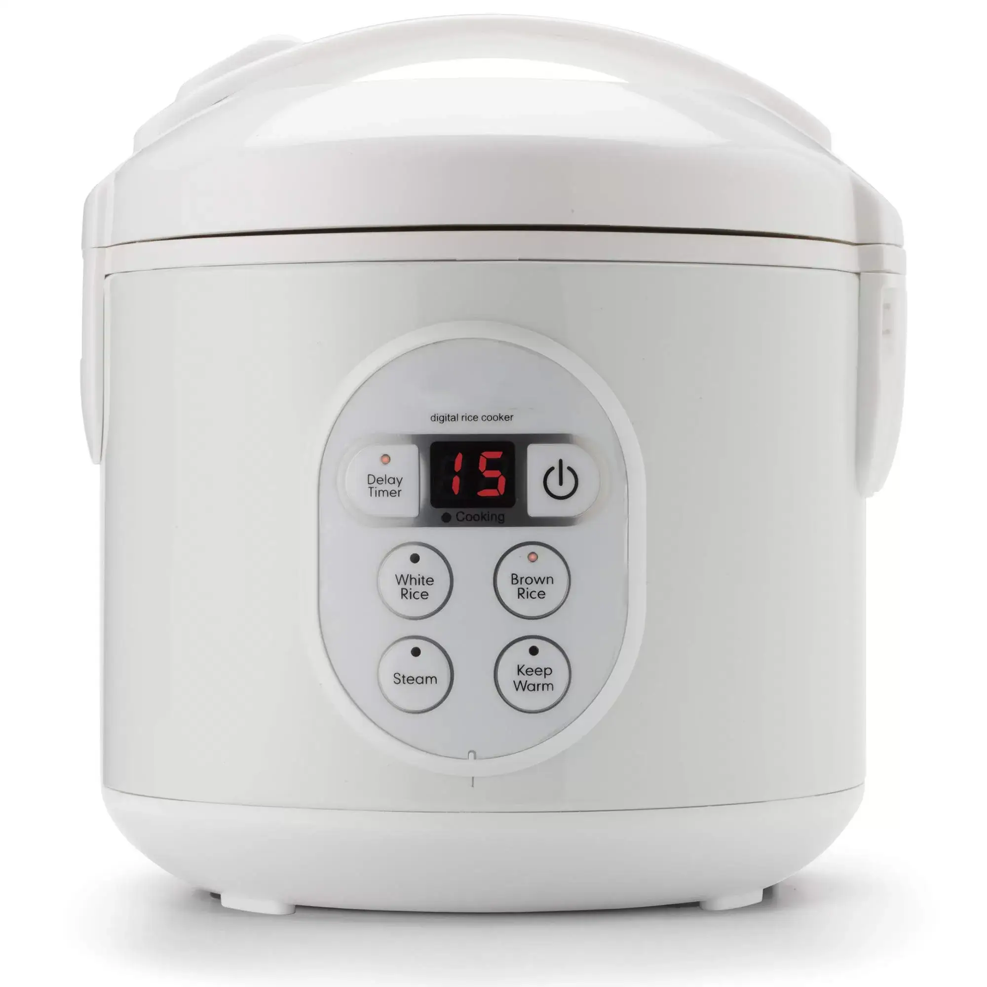 Rice Grain Cooker and Food Steamer, Stainless, Silver, 4-Cup (Uncooked) / 8-Cup (Cooked)
