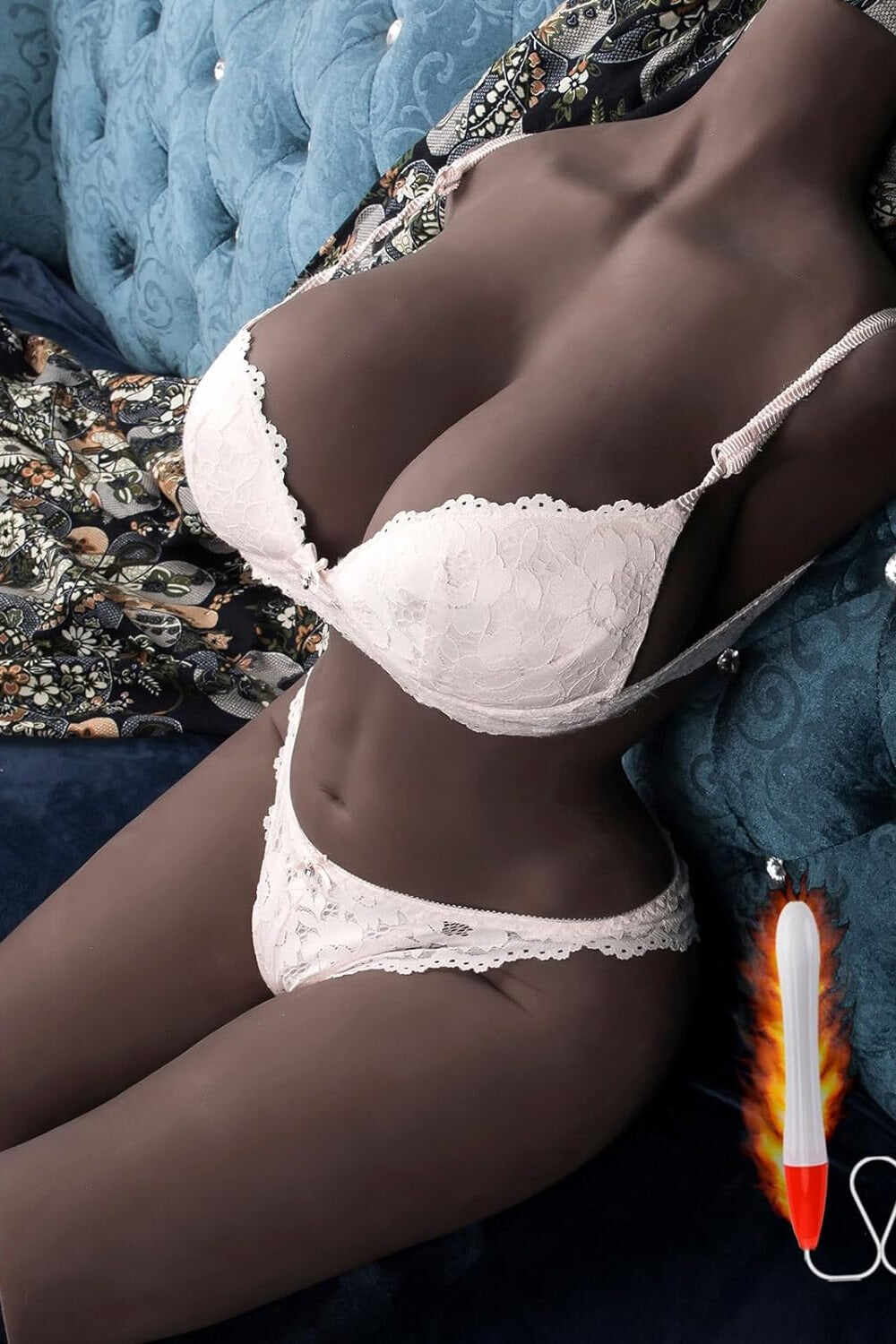 EU Stock - TPE 37.5 lbs/17kg Big Ass Big Breast G-cup Realistic Sex Doll Torso With Big Boobs