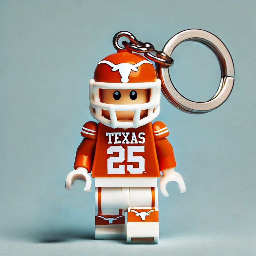 College Football Keychain