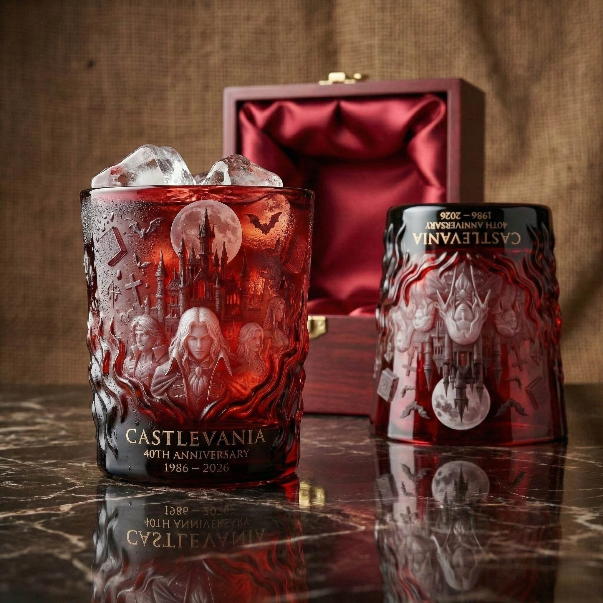 Castlevania 40th Anniversary Gothic Collector Glass