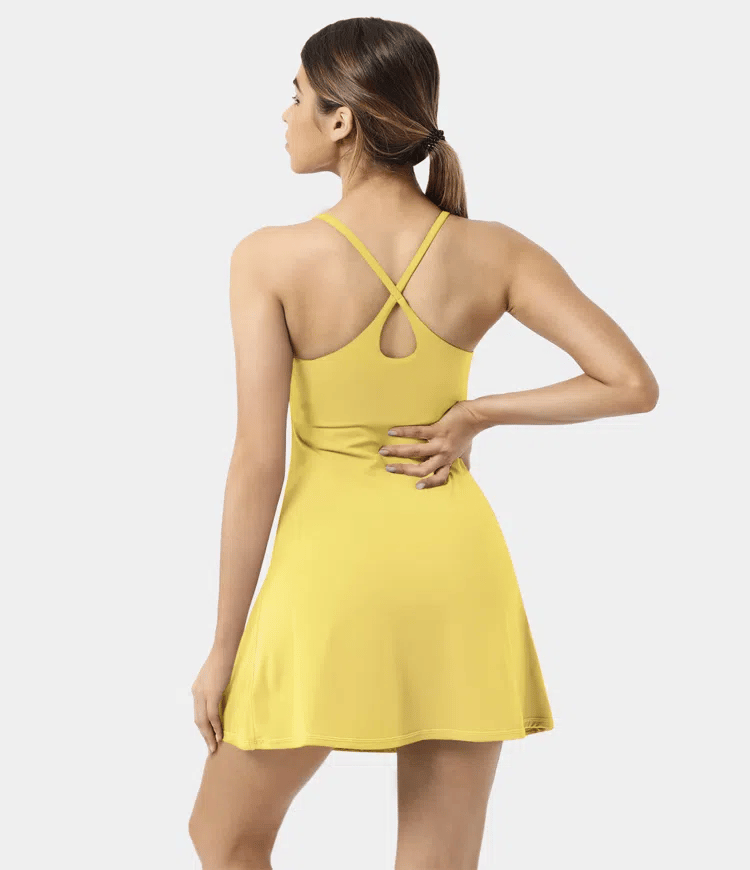 🔥Flash Sale🔥Softlyzero Plush Backless Active Dress-Easy Peezy
