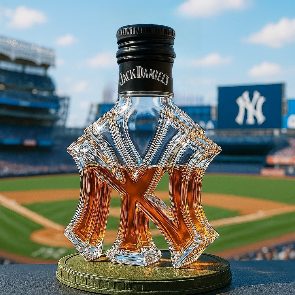 New York Yankees Whiskey Bottle