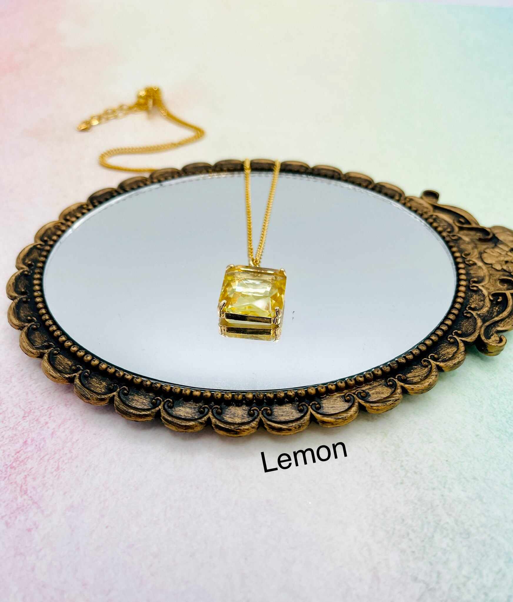 Melania Clara Gold Jazzy Necklace -Multiple Colors!