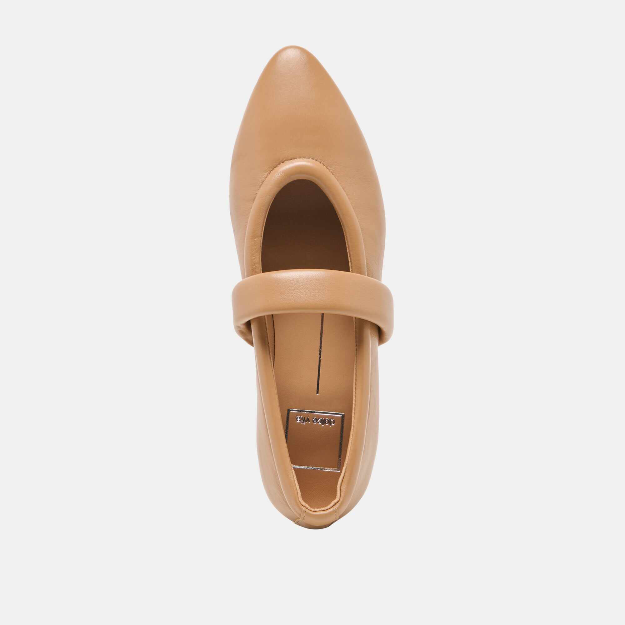 FERA BALLET FLATS TAN LEATHER