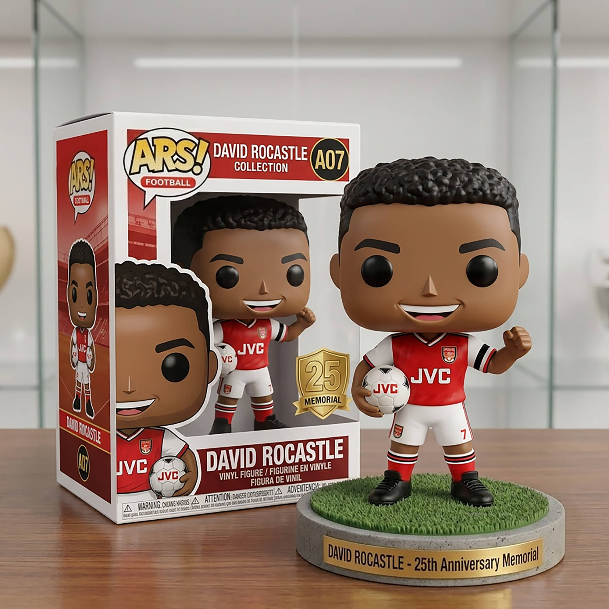 David Rocastle Pop! Figure – Arsenal Legend’s 25th Memorial ⚰️🔴