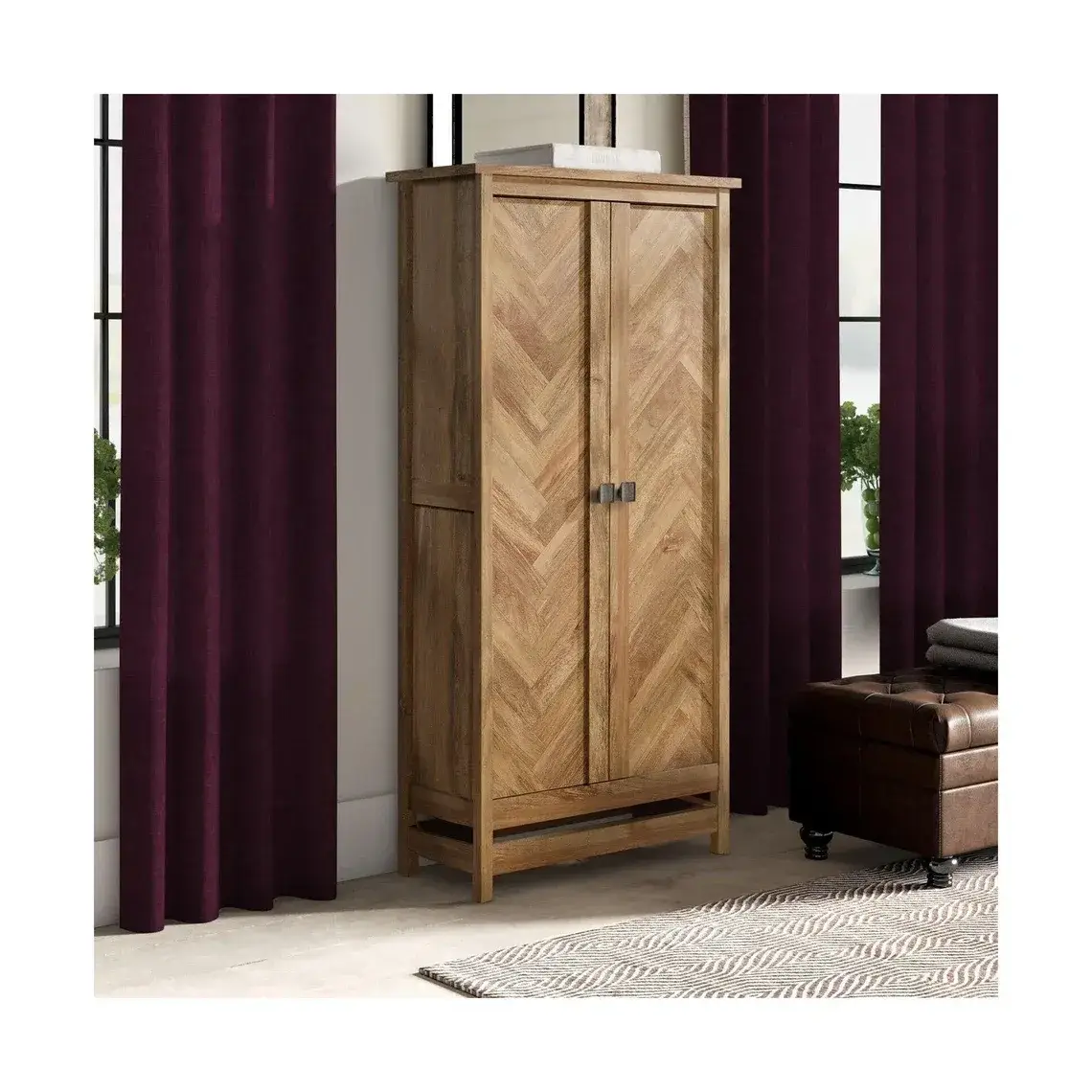 Wood Armoire, Rustic Armoires & Wardrobes, Closet Organizers, Bedroom Storage Solutions, Clothing Storage Cabine