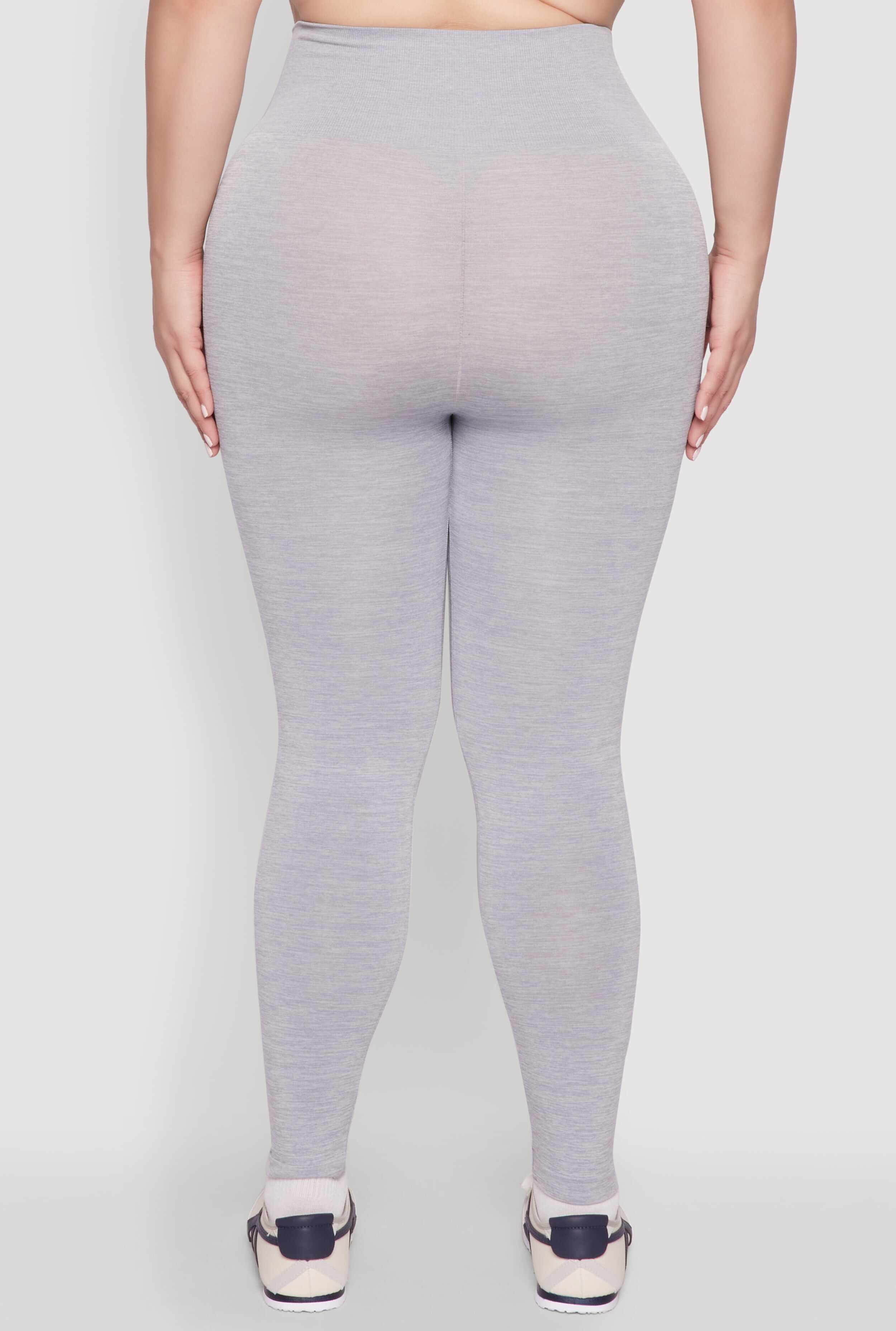 Plus Size High Waisted Seamless Leggings