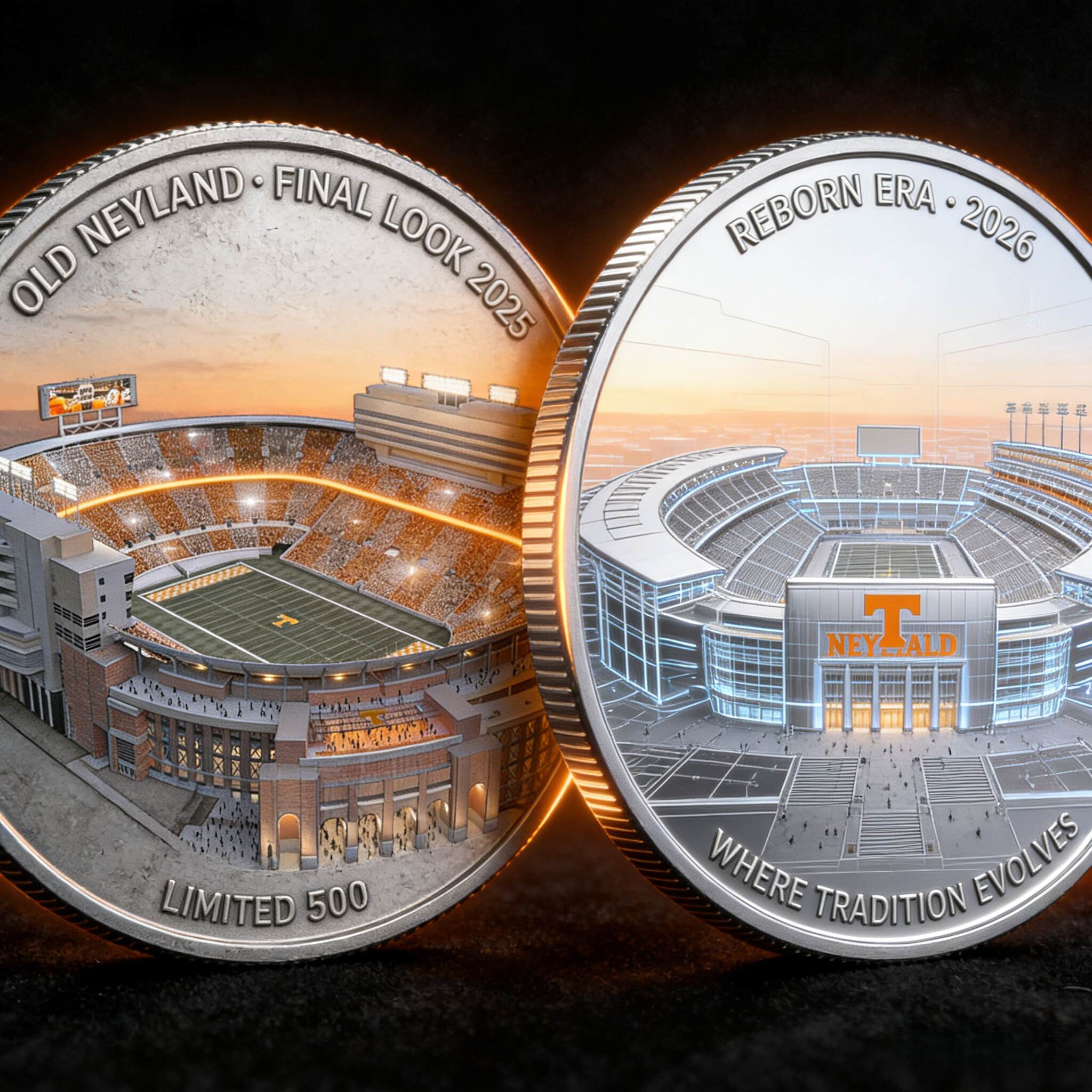 Neyland: End of an Era & Reborn Era Commemorative Coins