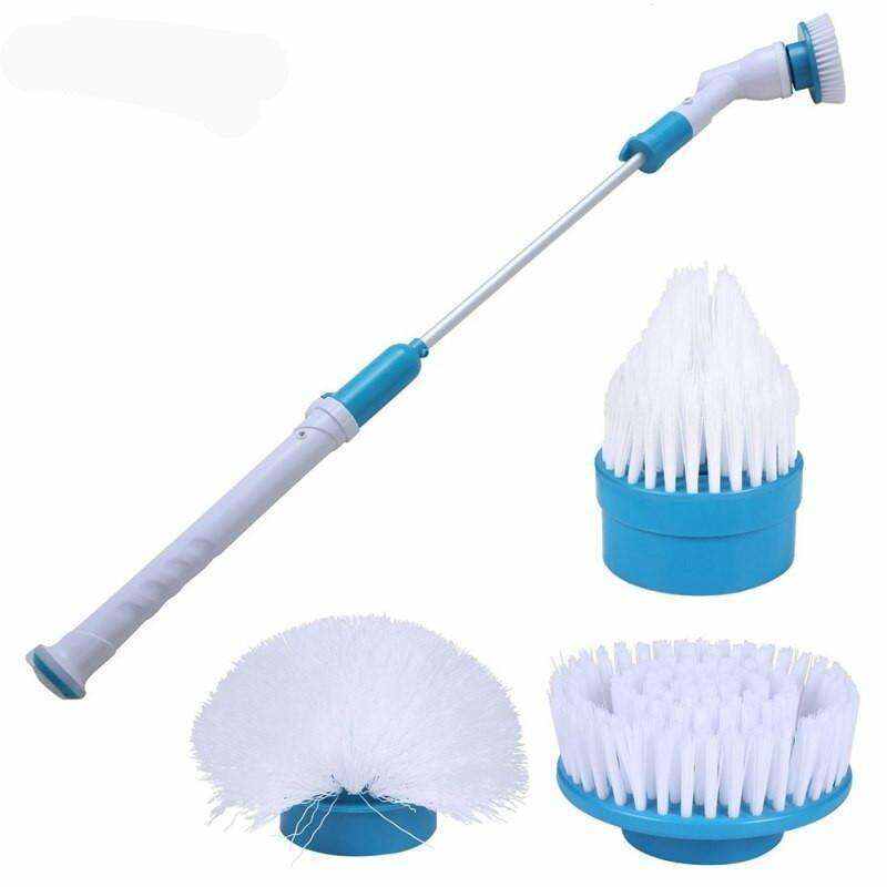 Electric Power Cleaning Scrubber with Extension Handle