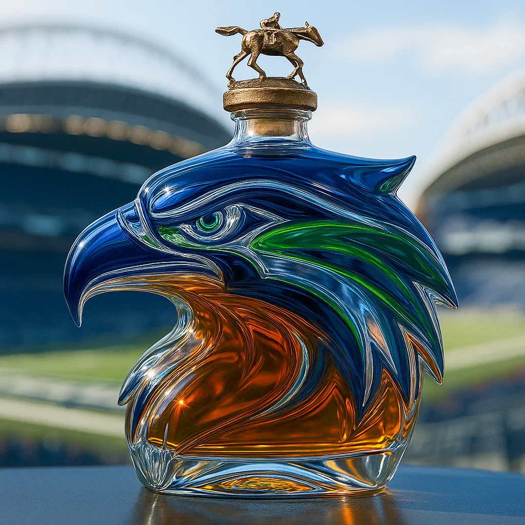 Seattle Seahawks  Limited Edition Whisky Bottle