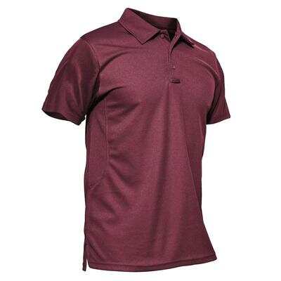 Men's Polo Shirt Quick Dry Performance Short Sleeve