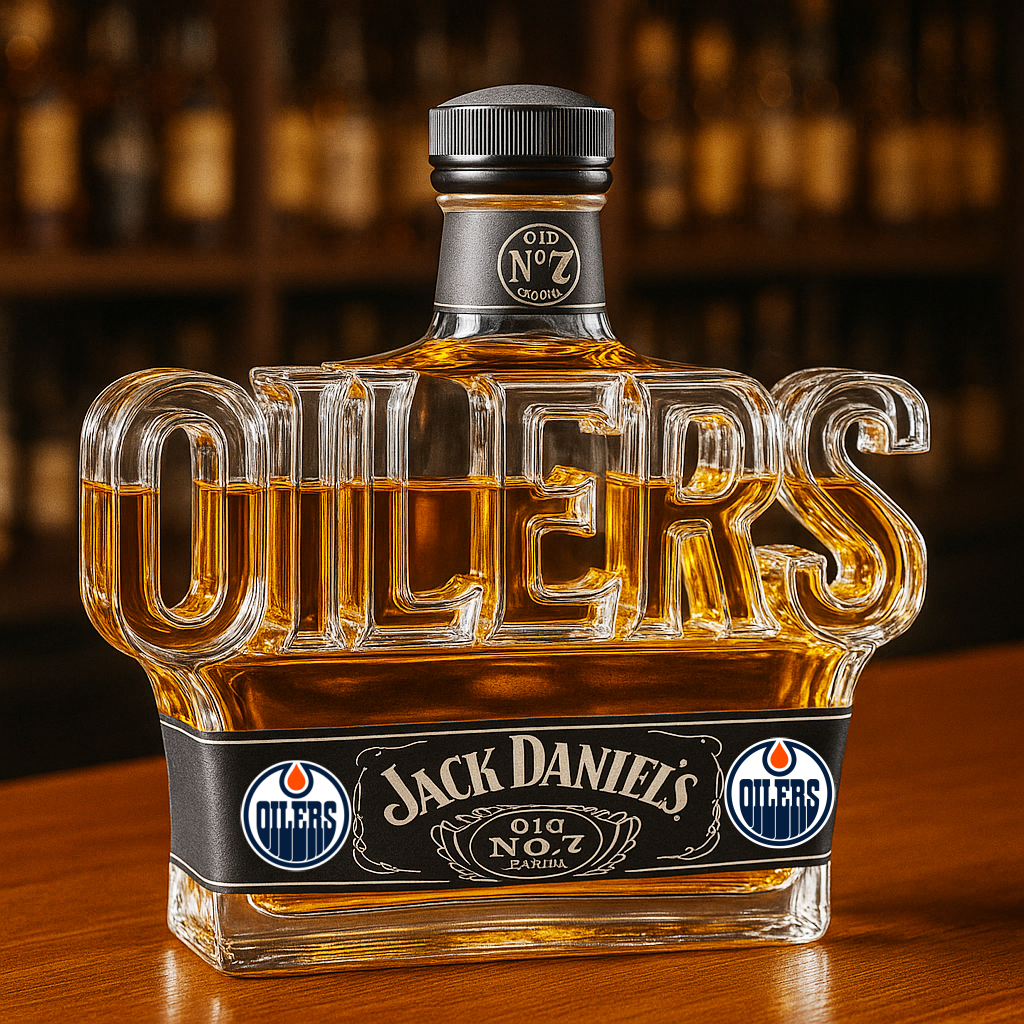 OILERS Whiskey Bottle