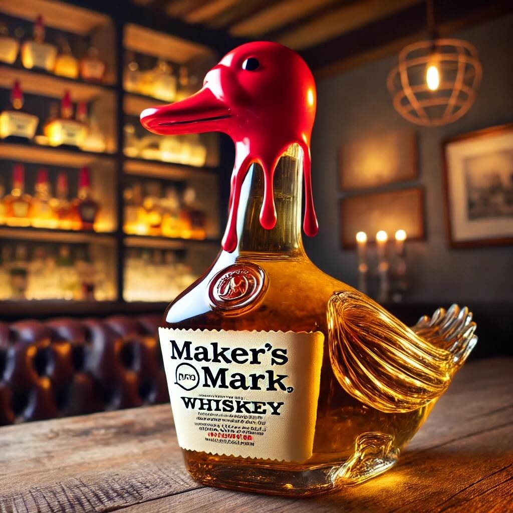 Mallard Whiskey Bottle