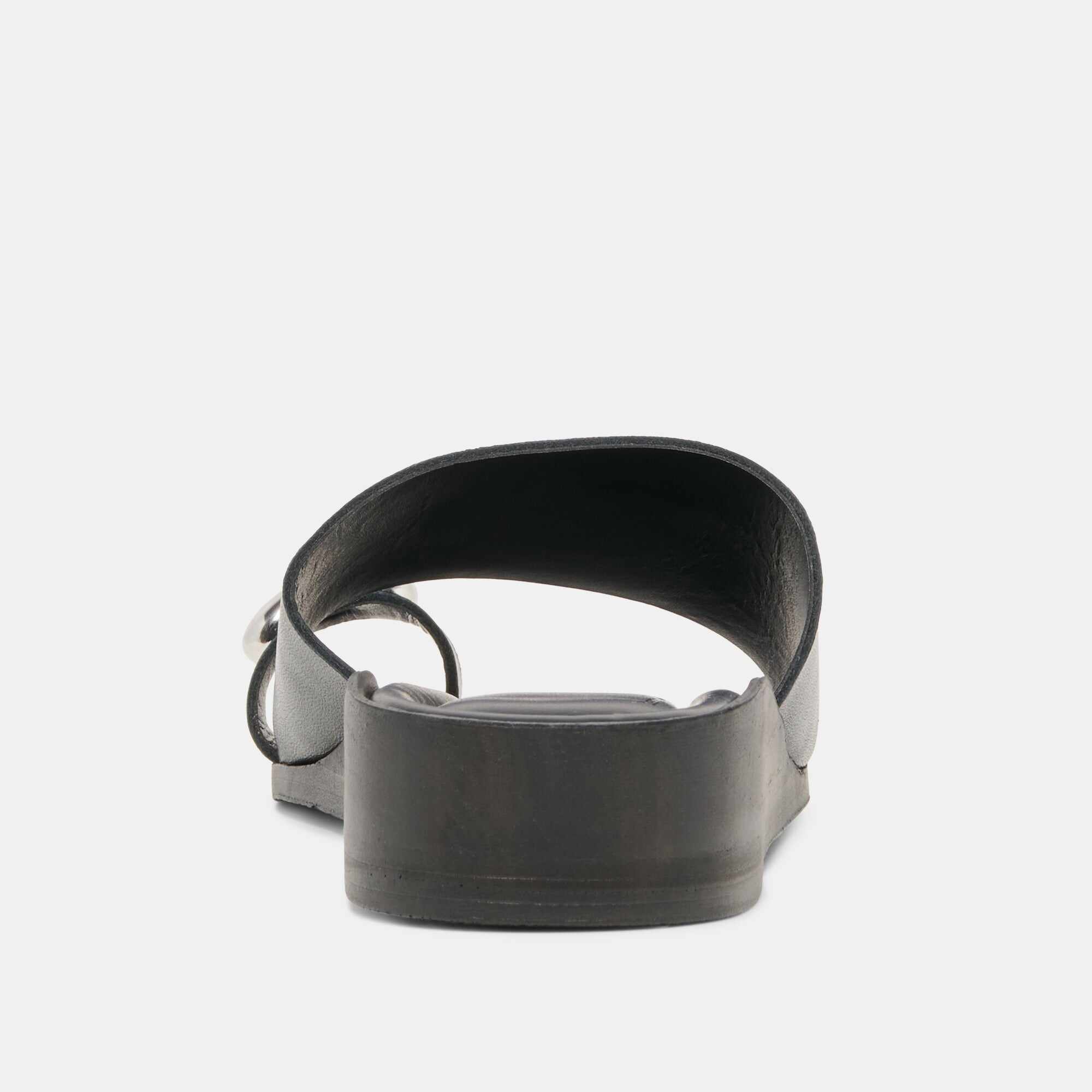 MOXY SANDALS BLACK LEATHER