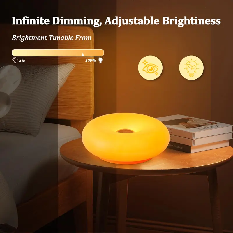🔥Last Day 69% OFF✨ Acrylic-Orange Donut Mood Lamp