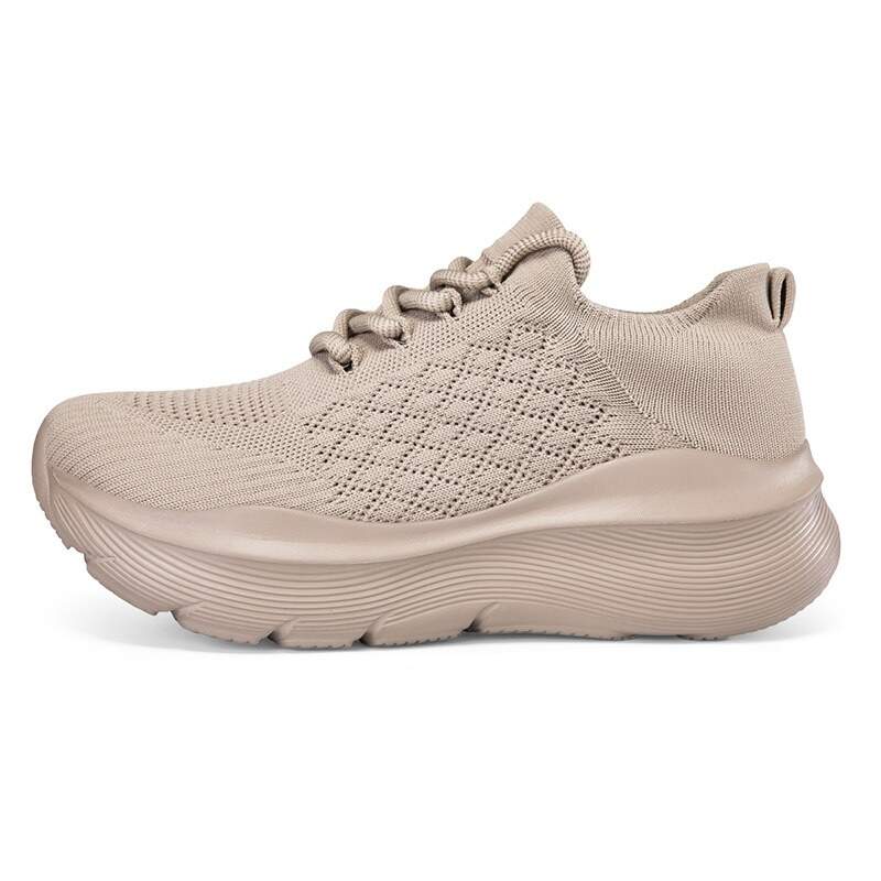 Women's casual sports shoes, men's and women's identical fly-ribbed casual sports shoes, comfortable sports socks, dance shoes