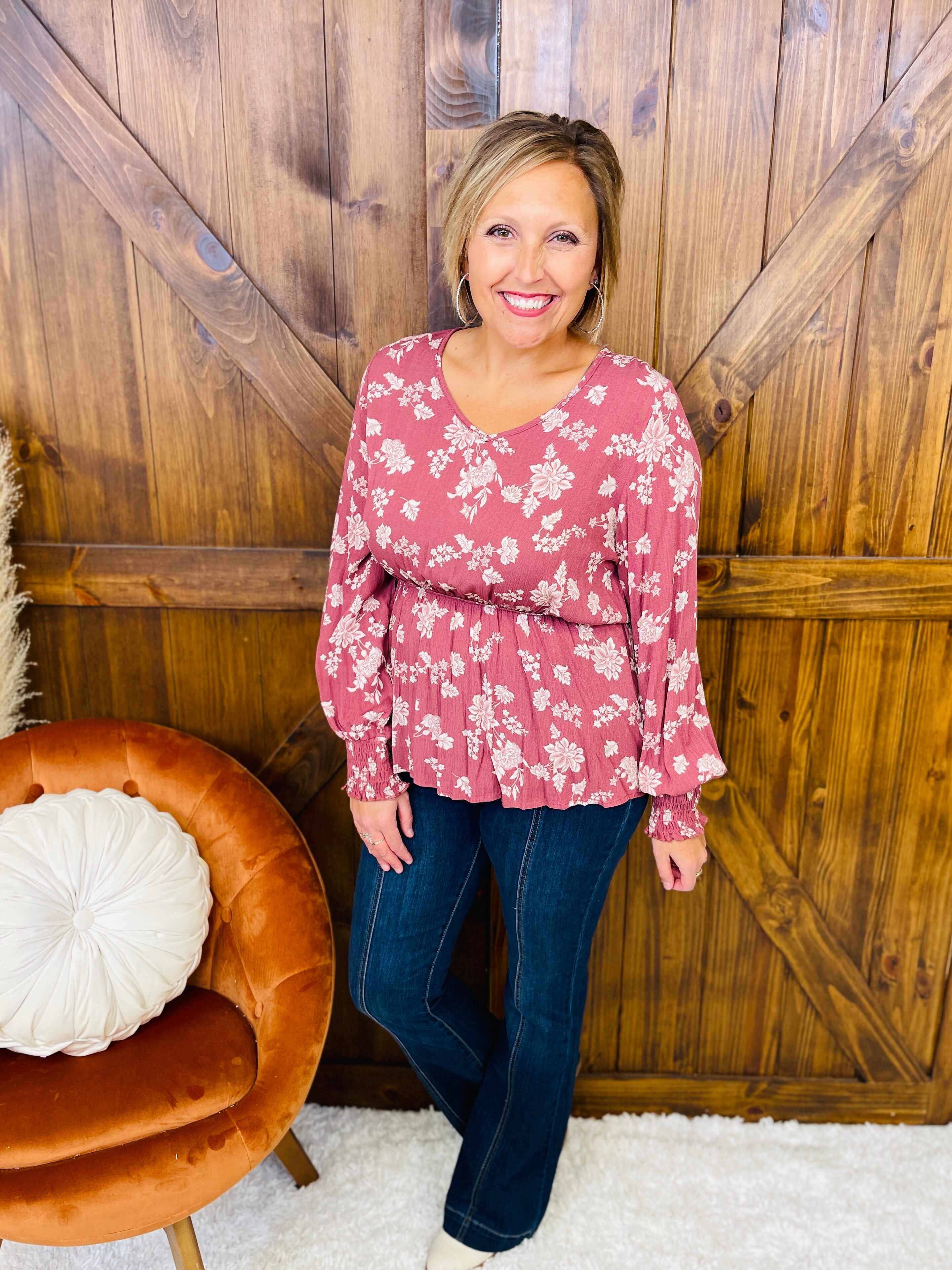 Plus/Reg The Fabulous Front Yoke Flare Jeans