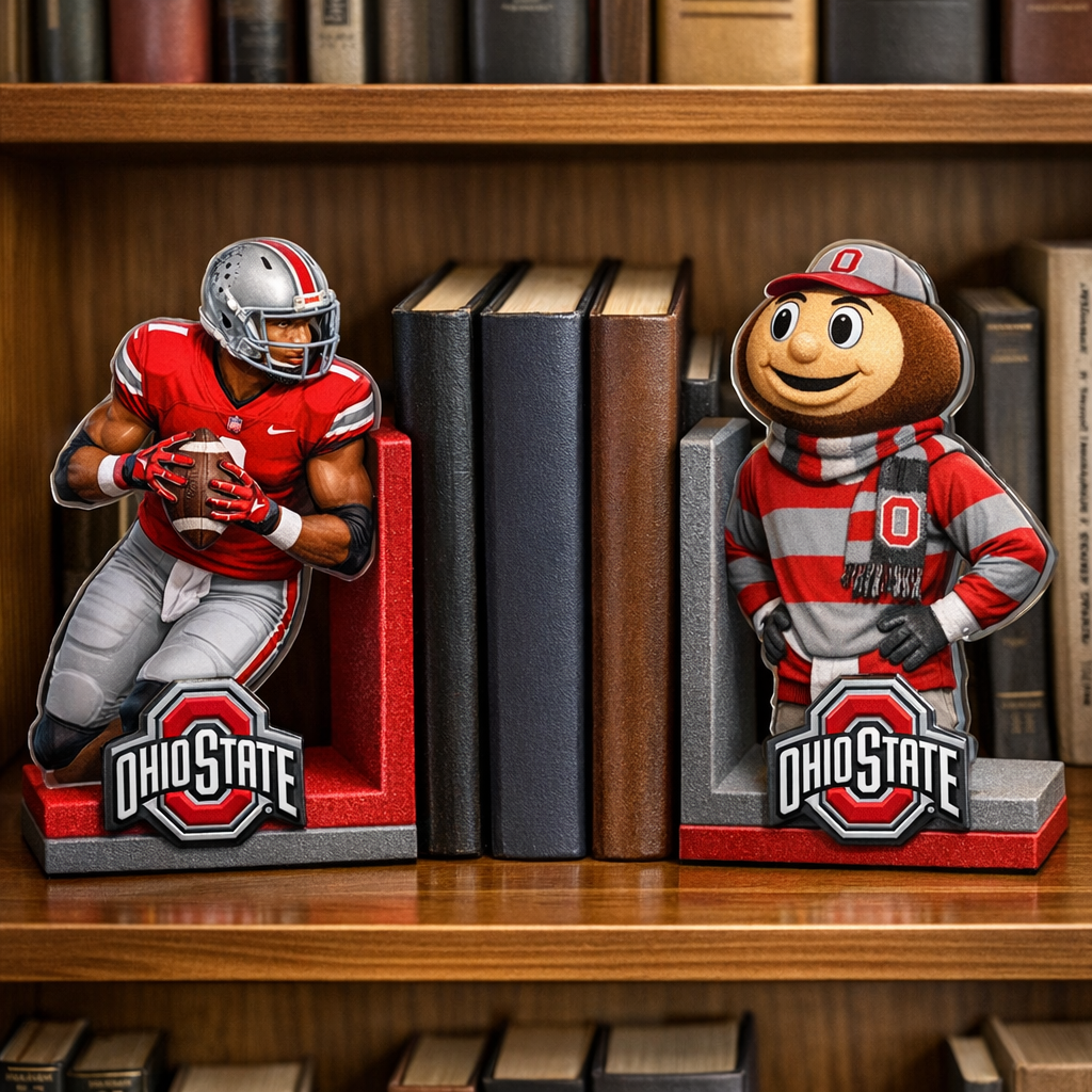 Buckeyes 2026 Anniversary Bookends